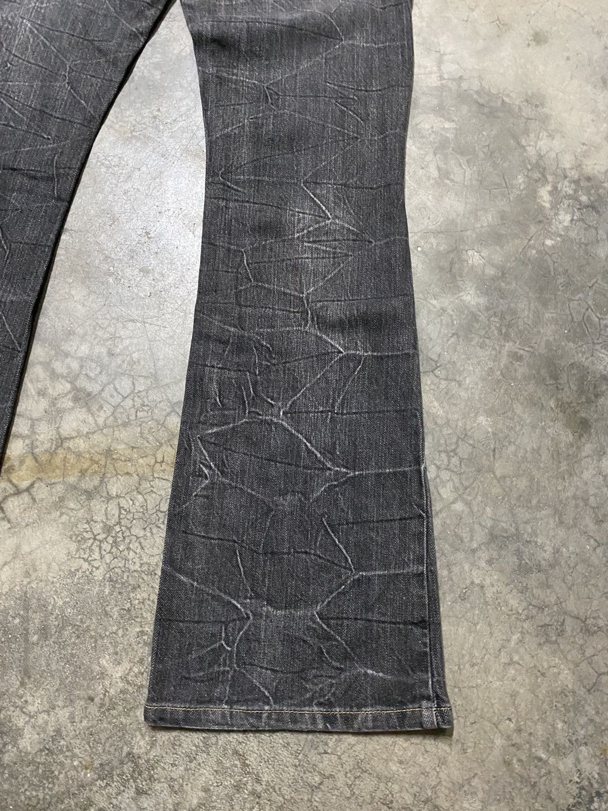 Hysteric Glamour × If Six Was Nine × Le Grande Bleu (L.G.B.) Flare Jeans Japanese Daily Topic Black Punk Jeans Size US 31 - 9 Thumbnail