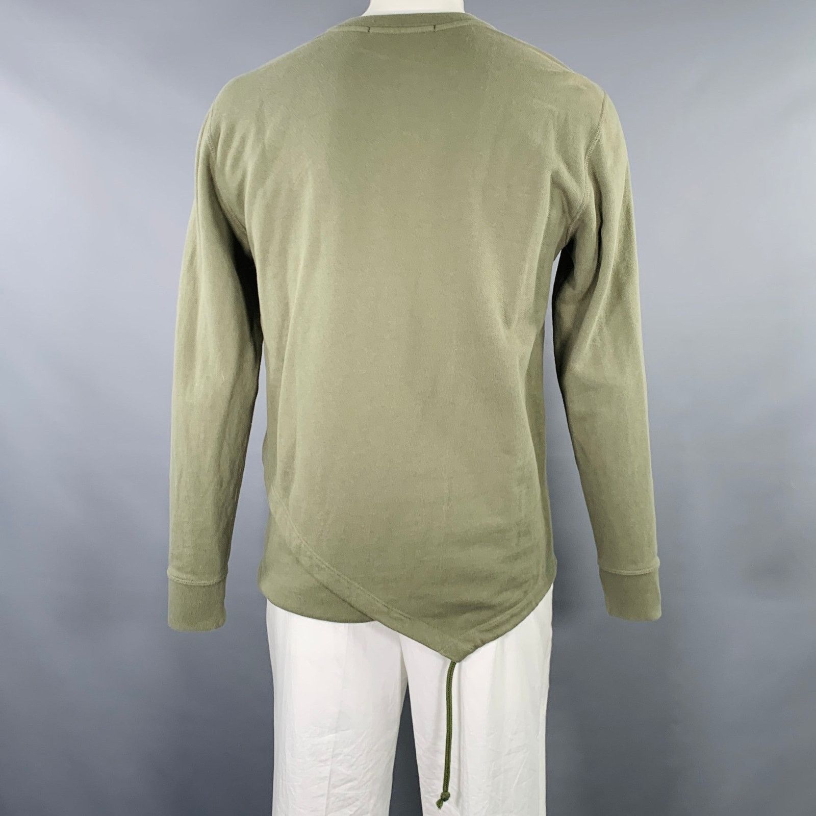 John Elliott JOHN ELLIOTT Size L Green Cotton Crew Neck Sweatshirt Size US L / EU 52-54 / 3 - 3 Thumbnail