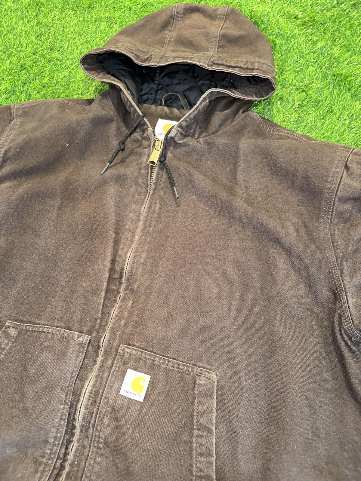 Carhartt Carhartt dark brown active jacket size 2XL Size US XXL / EU 58 / 5 - 3 Thumbnail