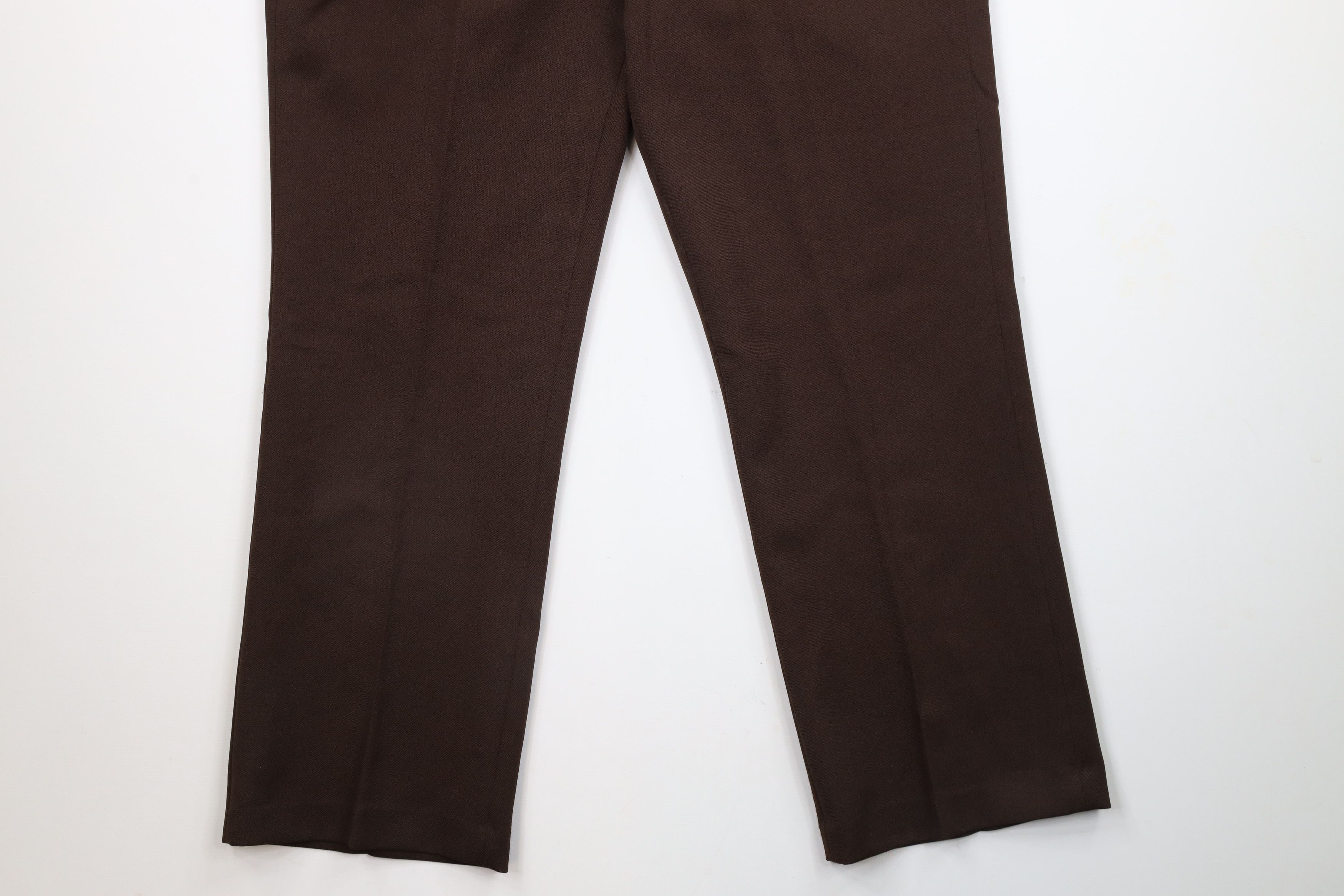 Vintage Vintage 70s Streetwear Wide Leg Bell Bottoms Pants Brown USA Size US 36 / EU 52 - 4 Thumbnail