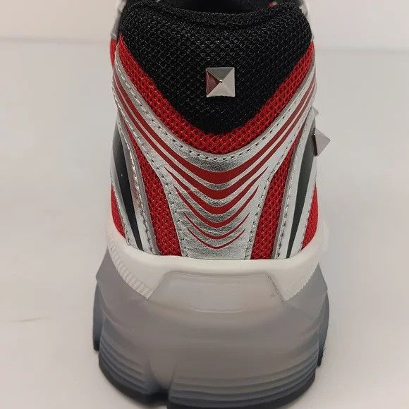 Valentino Valentino Ms2960 Studded Mesh Runner Sneakers - EU43 US10 Size US 10 / EU 43 - 15 Thumbnail