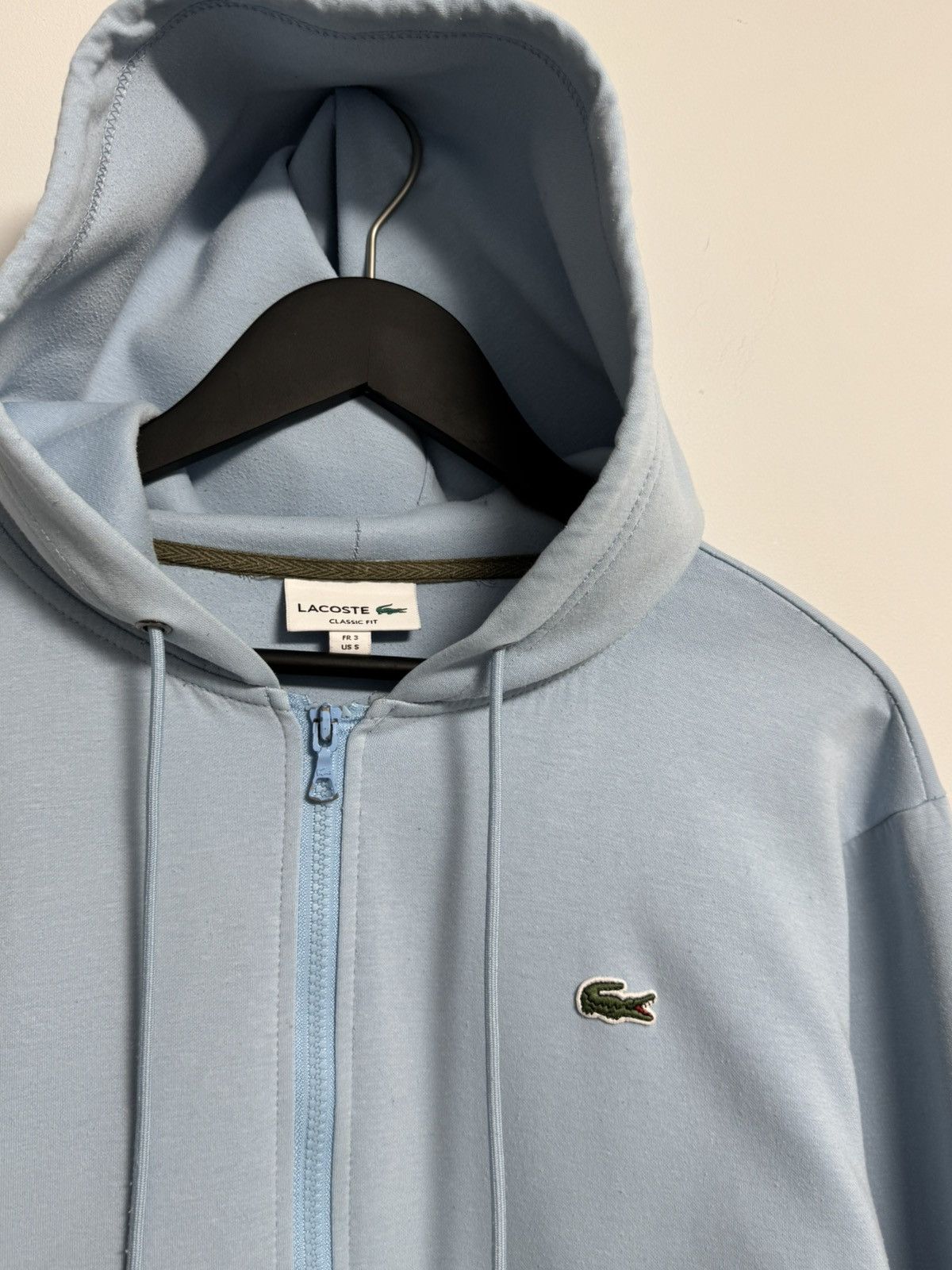 Lacoste Lacoste Vintage Y2K style Zip Hoodie Blue Size US S / EU 44-46 / 1 - 5 Thumbnail