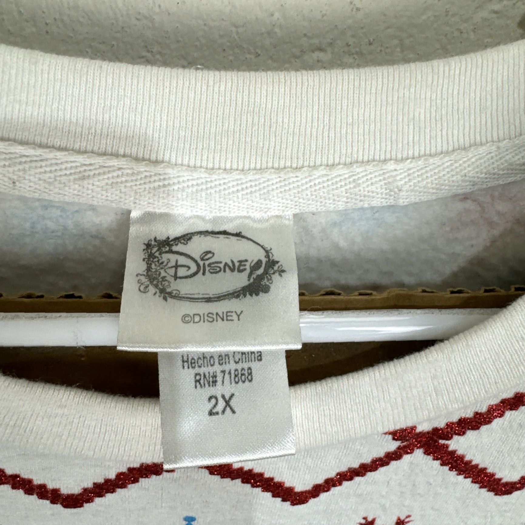 Disney VINTAGE Disney Lion King Simba Cotton Crew Neck Christmas Sweatshirt Women’s 2XL Beige Graphic Pullover Winter Size XXL / US 16-18 / IT 52-54 - 3 Thumbnail
