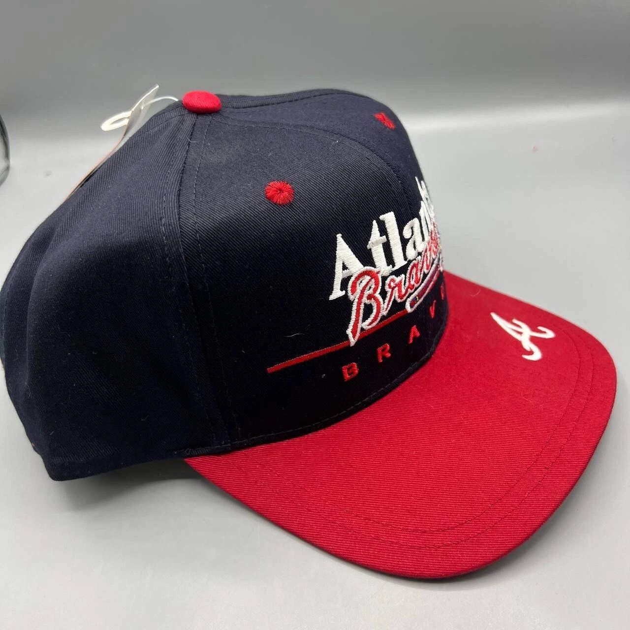Twins Enterprise Inc. × Vintage Atlanta Braves Hat Men Twins Enterprise MLB Snap Back Cap Size ONE SIZE - 3 Thumbnail