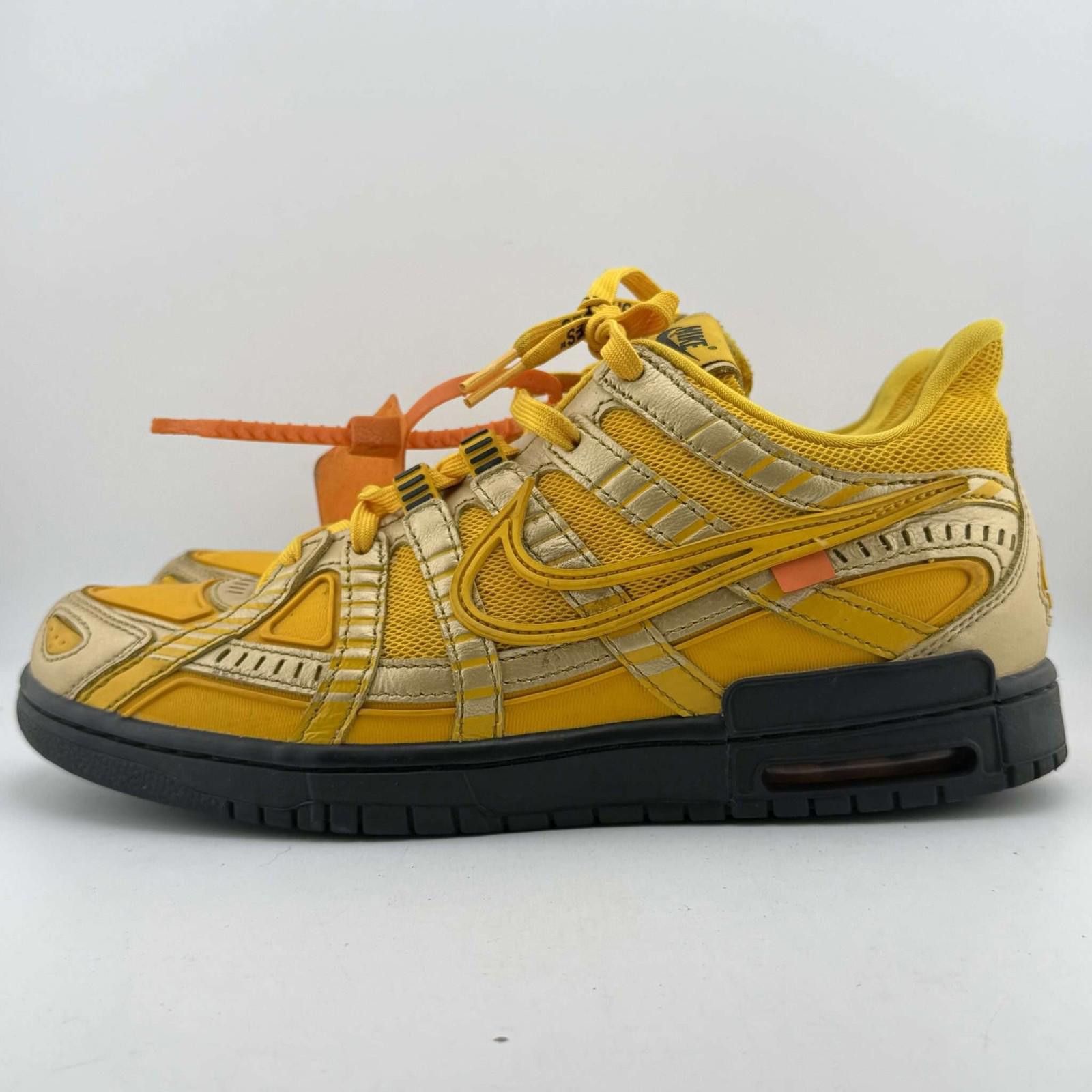 Nike Nike Air Rubber Dunk Off White University Gold Size US 9 / EU 42 - 2 Thumbnail