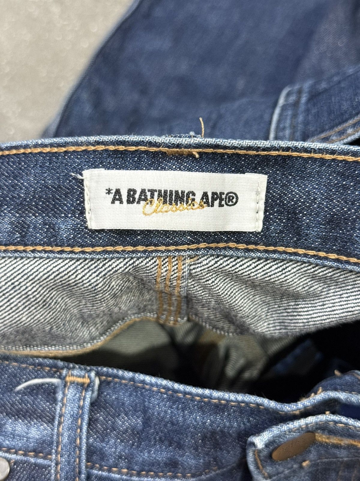 Bape Vintage Bape Double Knee Carpenter Baggy Pants Size US 37 - 19 Thumbnail
