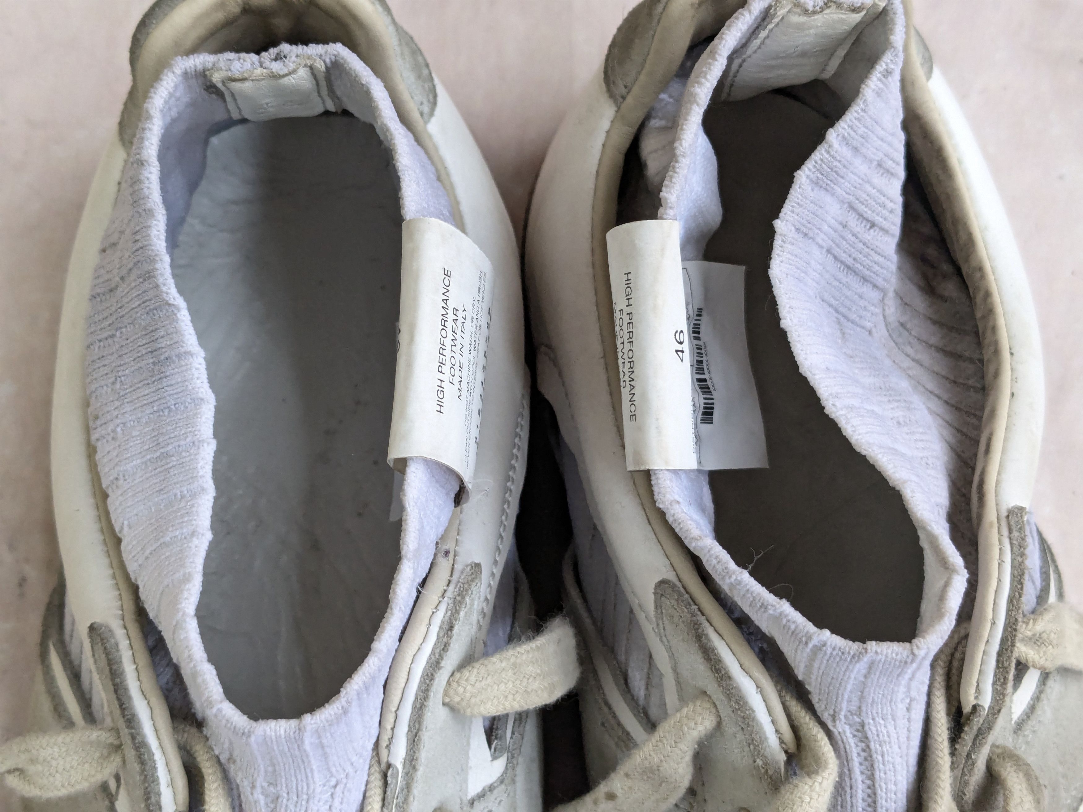 Maison Margiela Maison Margiela GAT Replica White Gray Sock 13 46 Size US 13 / EU 46 - 8 Thumbnail