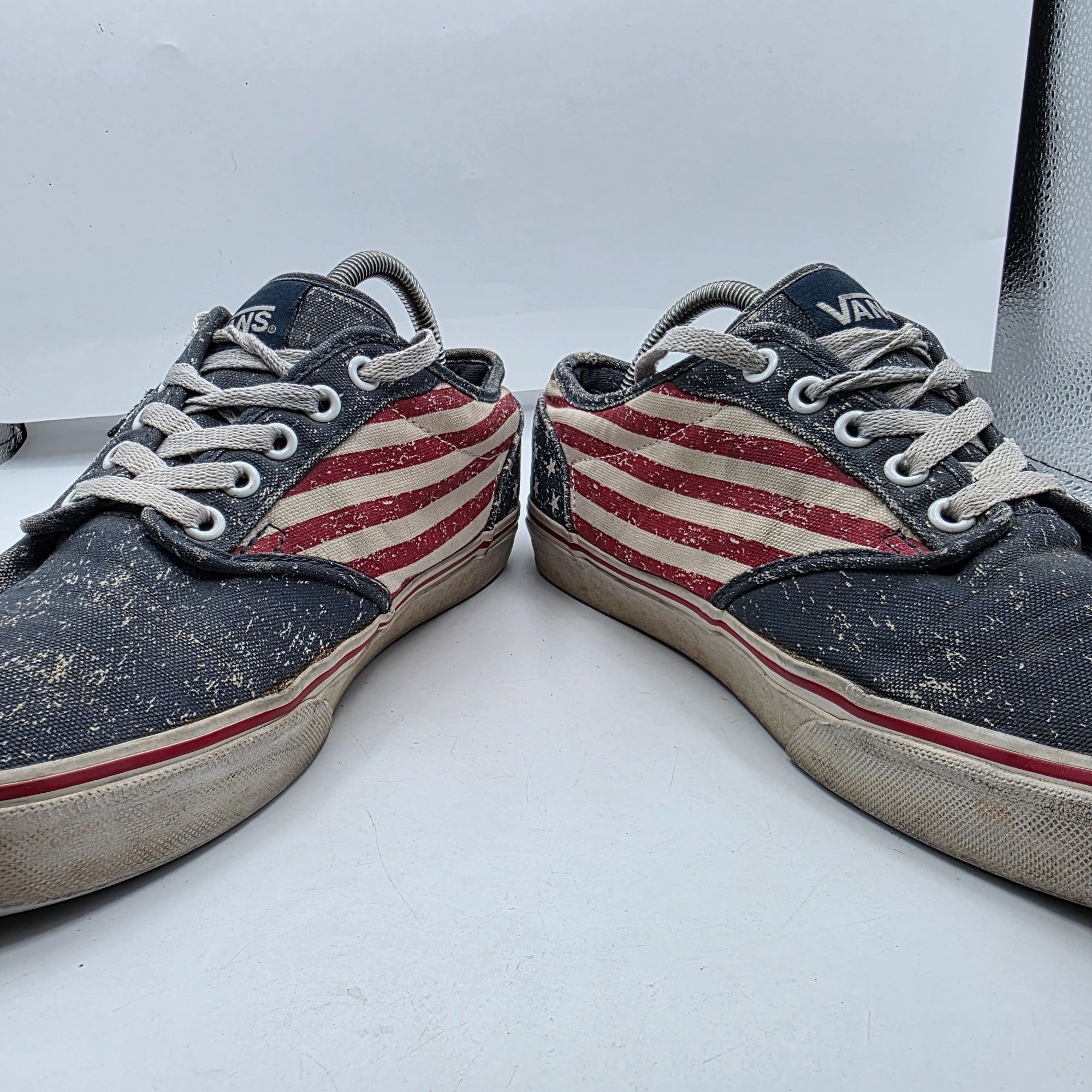 Vans Vans Atwood Mens Size 9 Red White Blue Shoes American Flag C Size US 9 / EU 42 - 2 Thumbnail