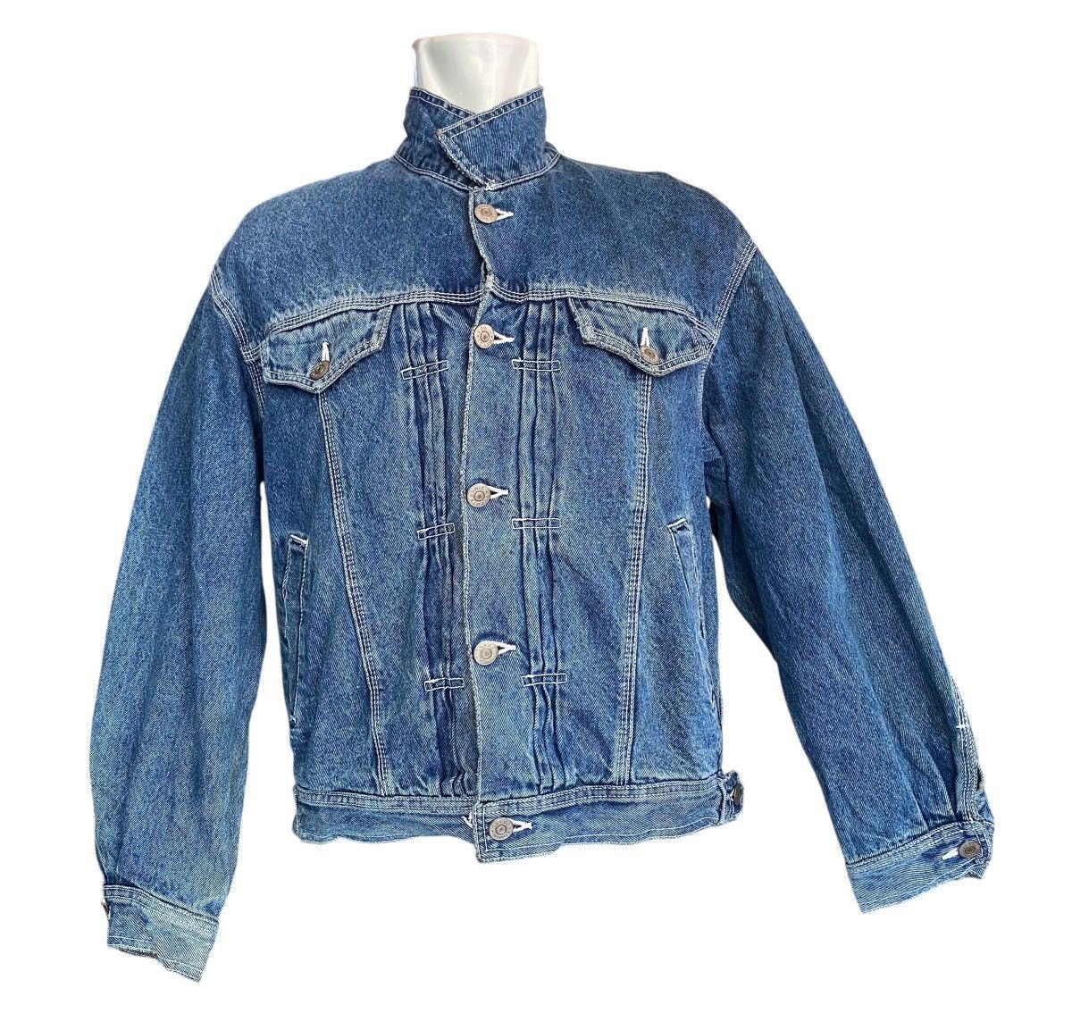 Edwin Vintage EDWIN Denim Jacket Button Double Pocket Size US L / EU 52-54 / 3 - 1 Thumbnail