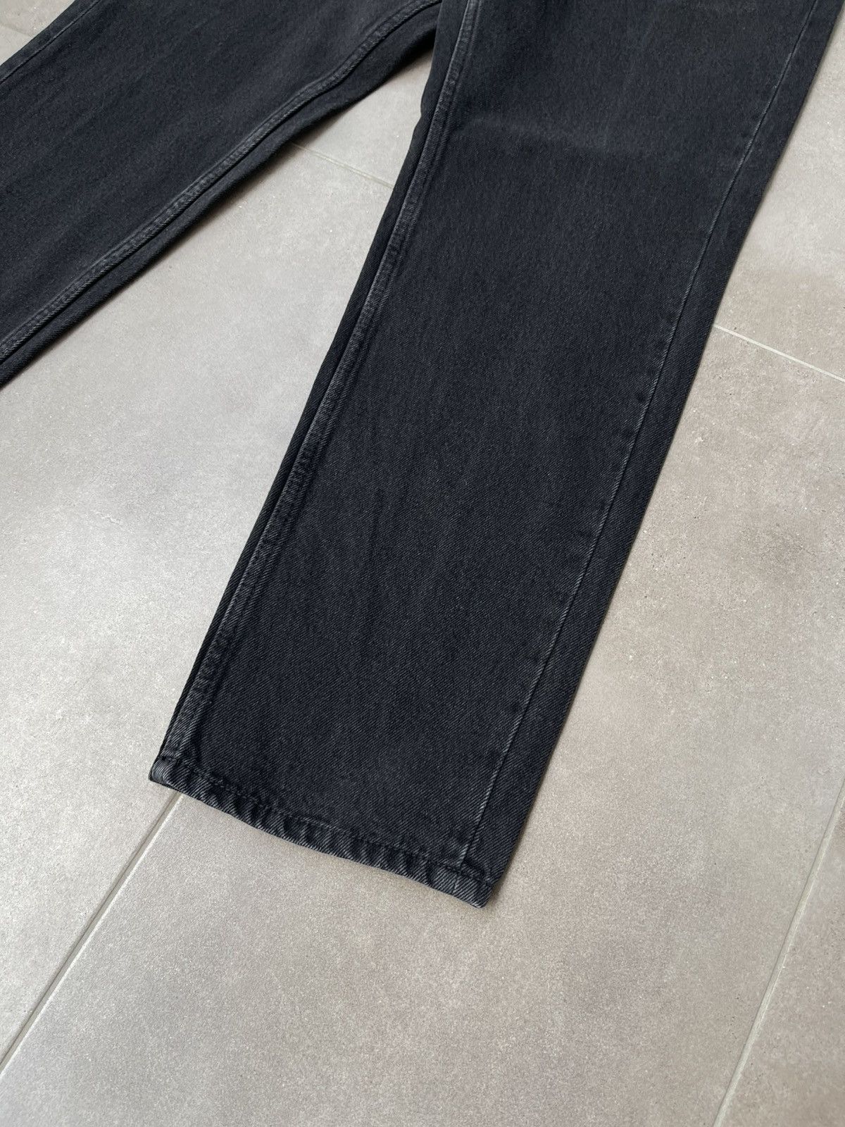 Acne Studios !DS! SS23 Obey Black Washed Loose Leg Denim Work Pants Size US 32 / EU 48 - 7 Thumbnail
