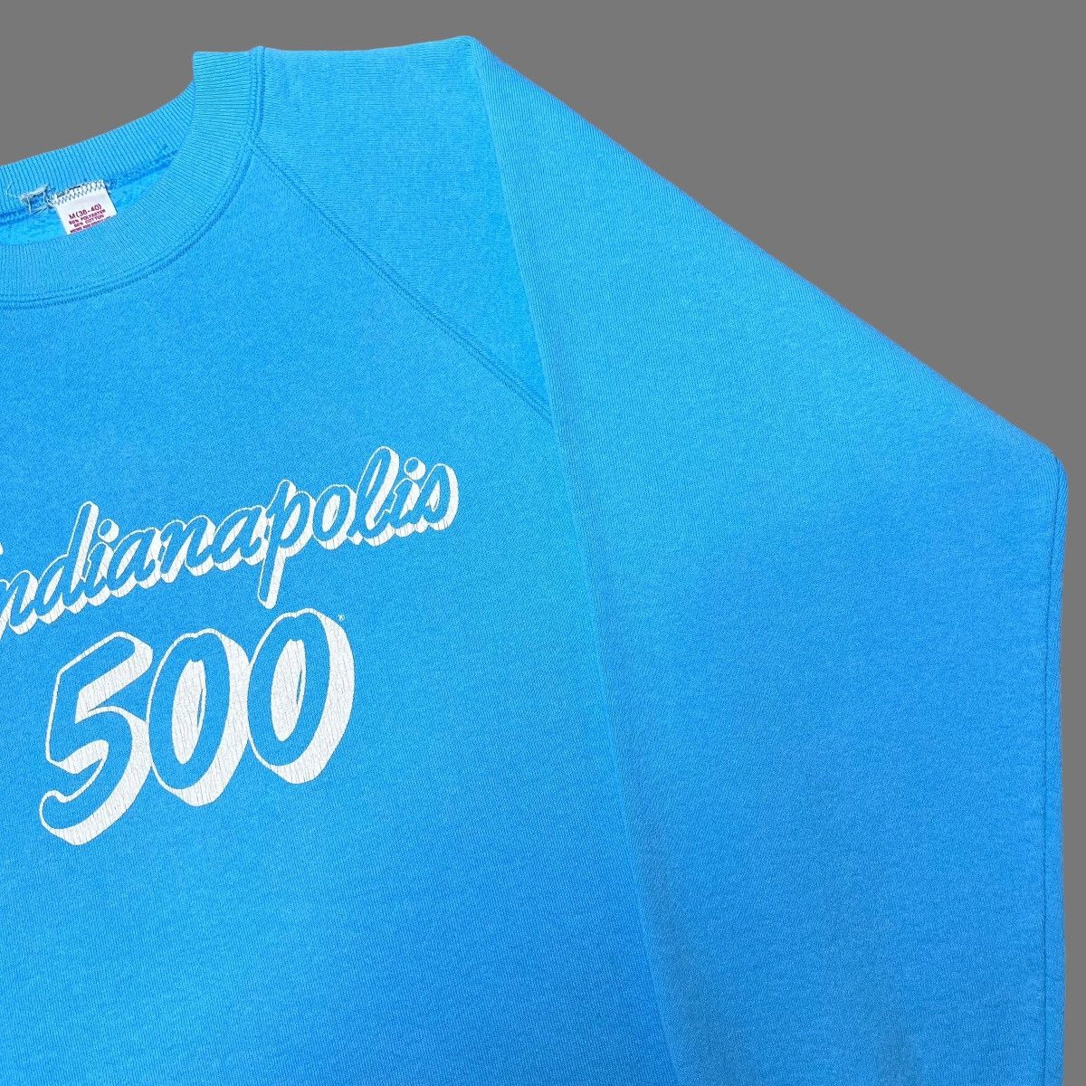 Vintage Vintage 1980s Indianapolis 500 Race Blue Pullover Sweatshirt Size US M / EU 48-50 / 2 - 14 Thumbnail