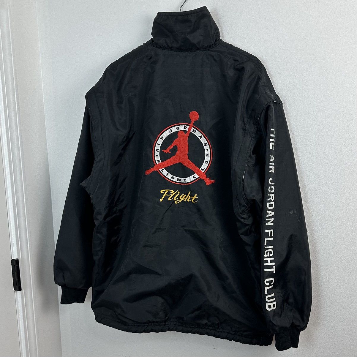 Nike Vintage 90s Nike Air Jordan Flight Club Jacket XXXL Fits XL Size US XL / EU 56 / 4 - 2 Thumbnail
