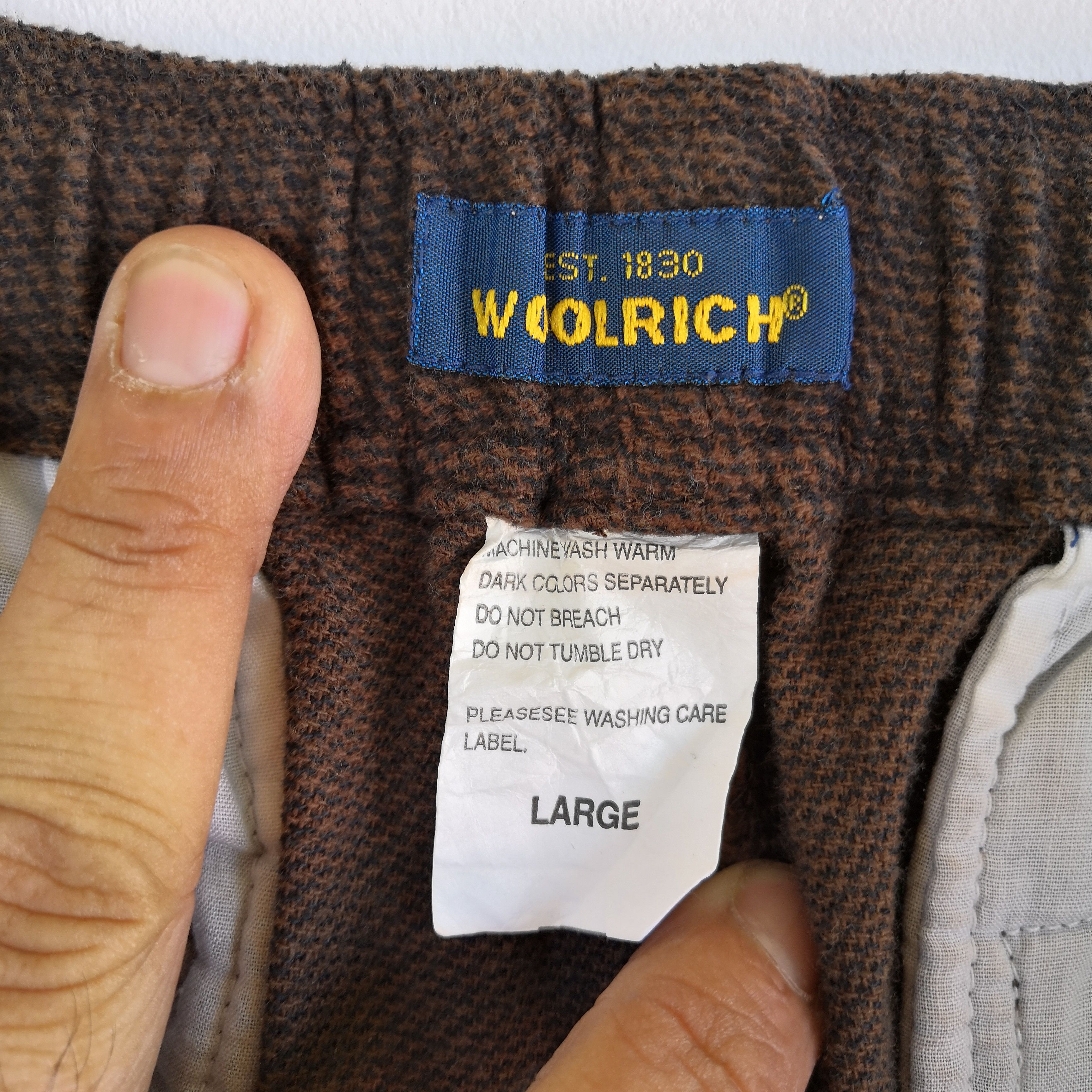 Japanese Brand Vintage Woolrich Cargo Pants Japanese Multi Pocket Trousers Size US 32 / EU 48 - 7 Thumbnail