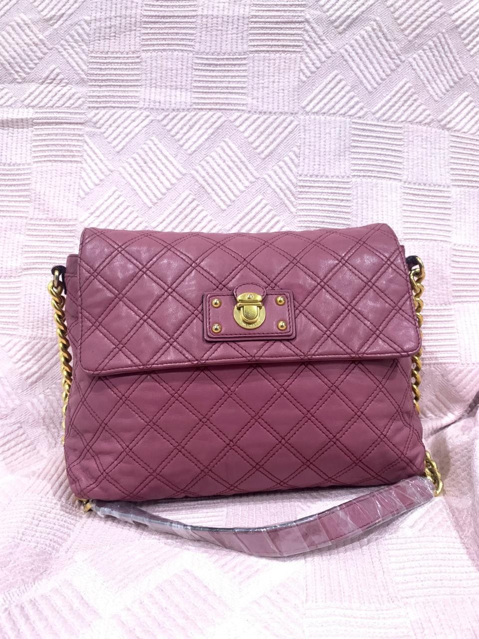 Marc Jacobs Marc Jacobs " THE XL SINGLE" PURPLE GOLD CHAIN SHOULDER BAG Size ONE SIZE - 1 Thumbnail