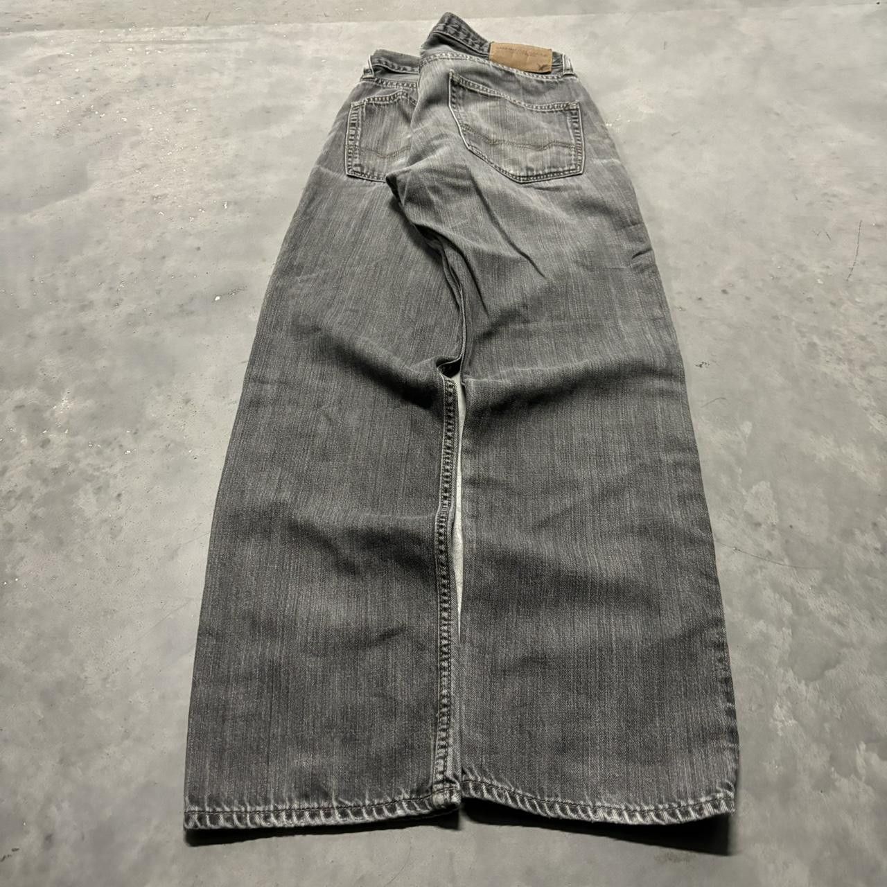 Japanese Brand × Vintage Crazy Vintage Y2K/2000s Grunge Faded Black Denim Jeans! Size US 30 / EU 46 - 4 Thumbnail