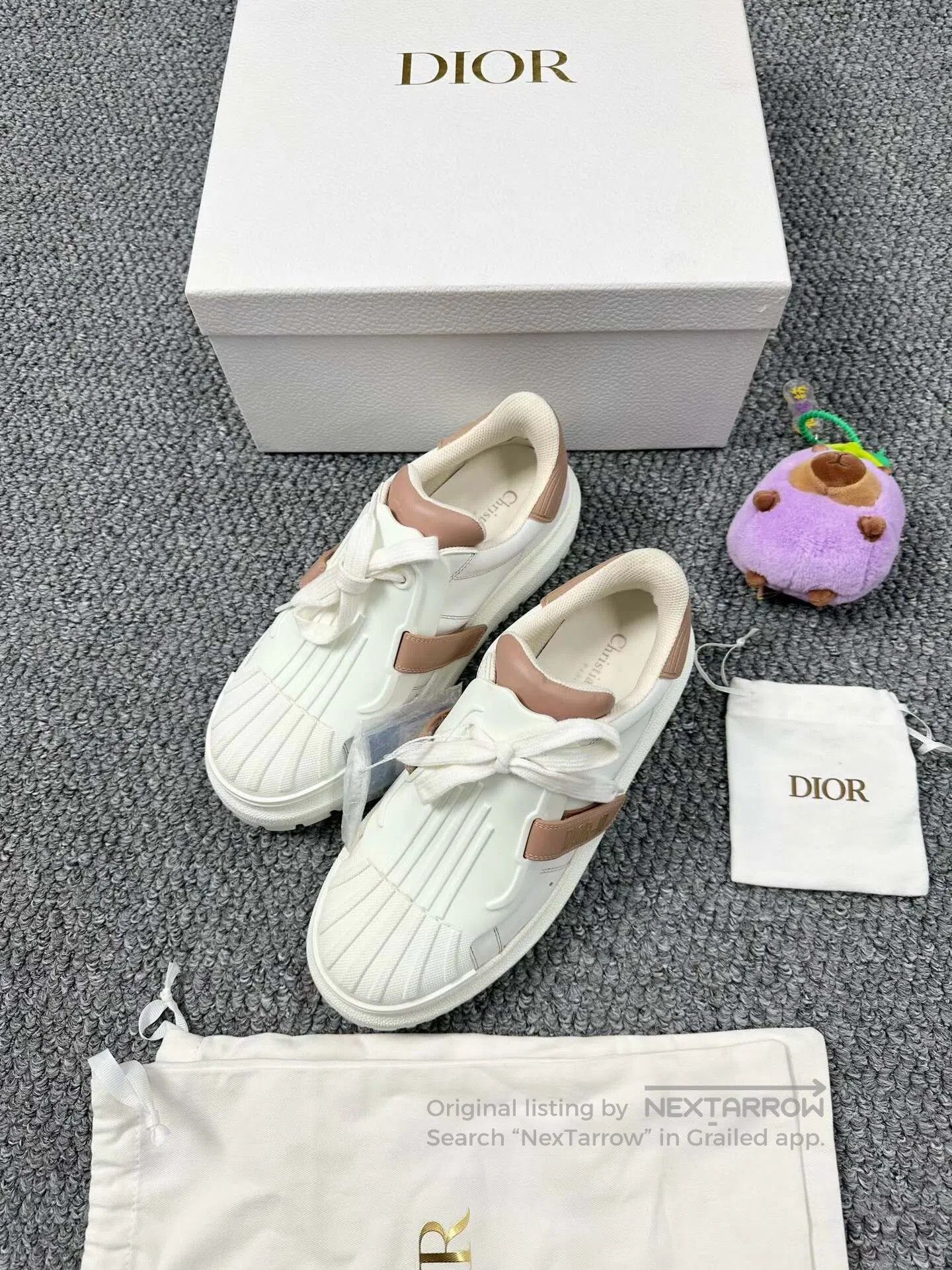 Dior Dior White Magic Tape Shell Head Casual Shoes| Size US 8 / IT 38 - 1 Thumbnail
