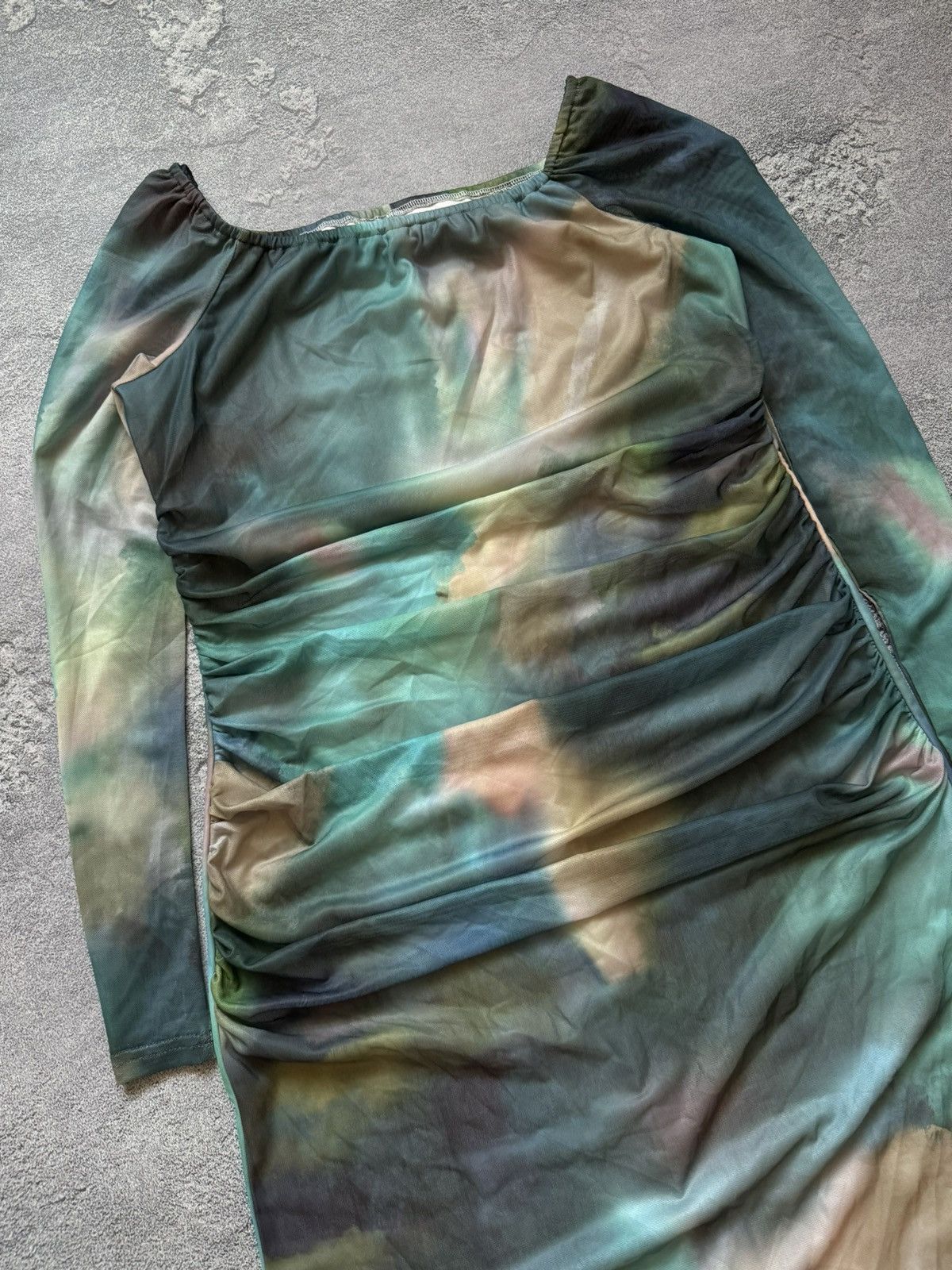Japanese Brand × Jean Paul Gaultier Mesh dress long all printed motive like Jean Paul Gaultier Size XL / US 12-14 / IT 48-50 - 3 Thumbnail