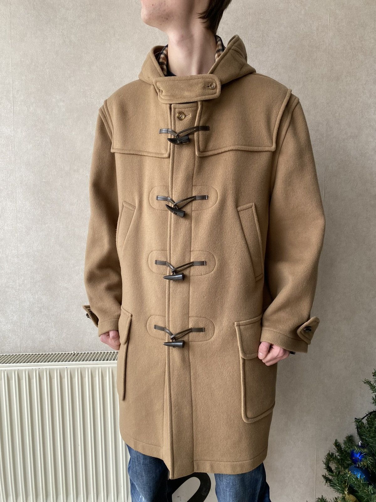Aquascutum Vintage Aquascutum Duffle Wool Coat Asian Fit Size US XL / EU 56 / 4 - 4 Thumbnail