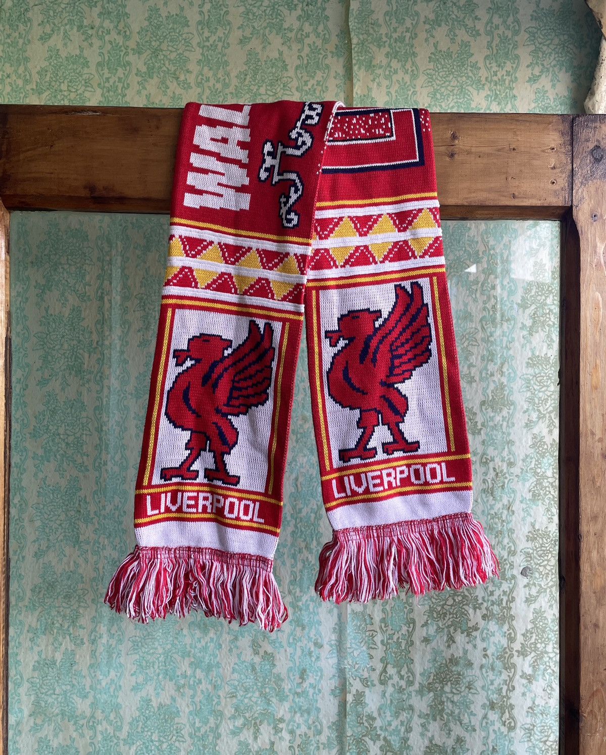 Vintage Vintage Liverpool Mighty Reds Walk On Football Soccer Scarf Size ONE SIZE - 1 Thumbnail