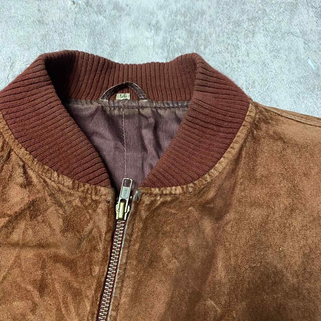 Other Brown suede bomber jacket with a worn-in look bomber Size US L / EU 52-54 / 3 - 3 Thumbnail