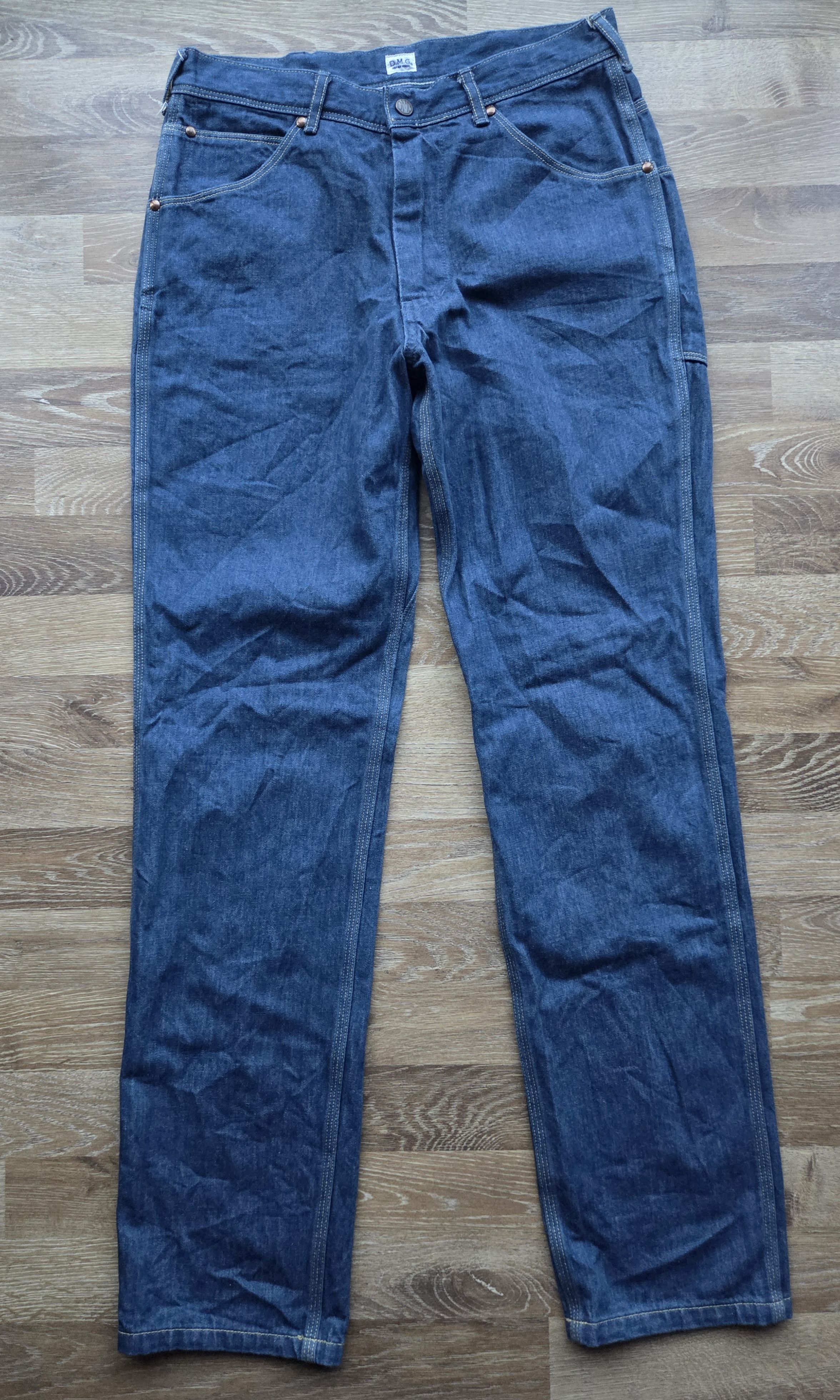 Japanese Brand Vintage D.M.G Domingo Denim Work Pants Kojima Jeans Doughman Size US 29 - 2 Thumbnail
