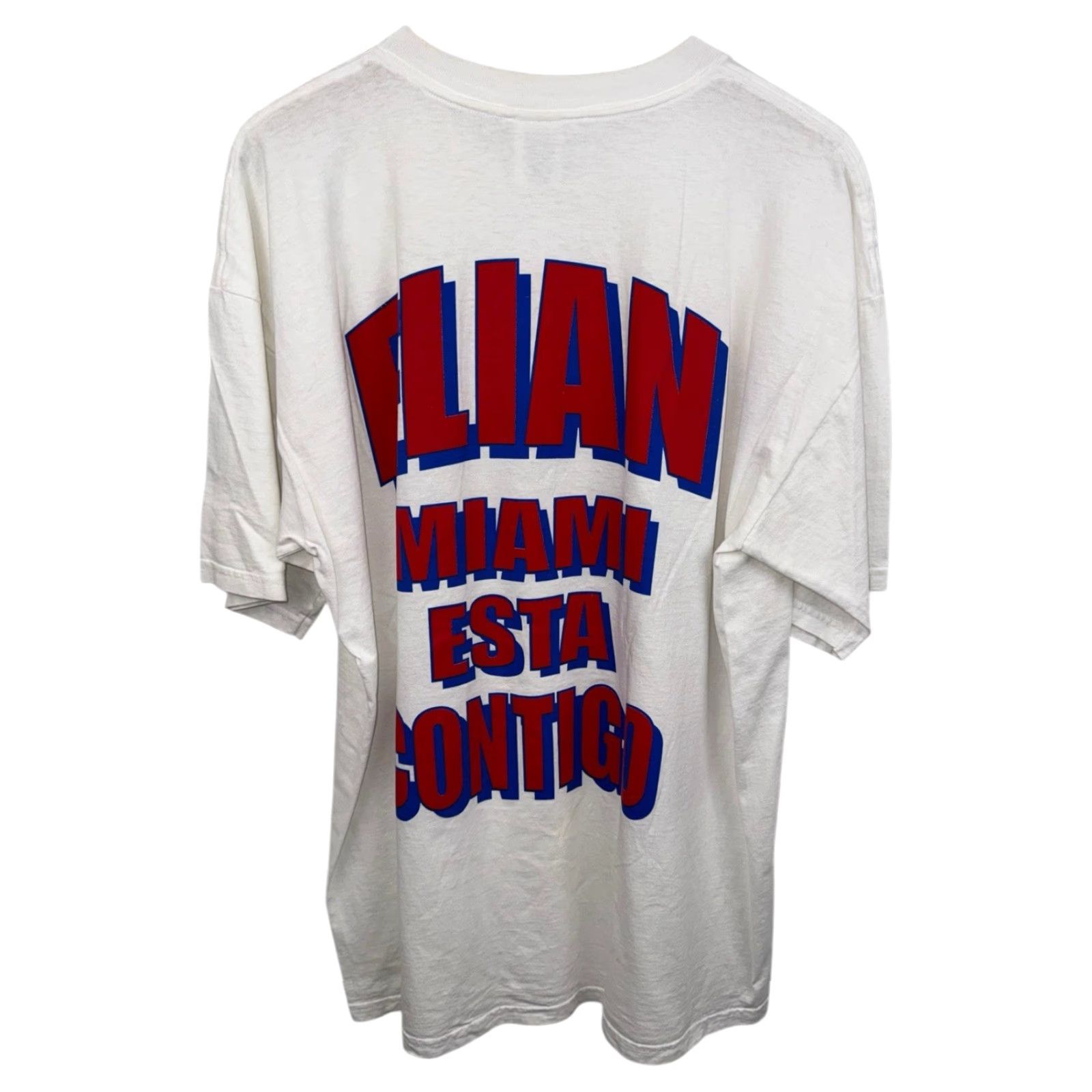 Vintage VINTAGE Unbranded T-Shirt Bill Clinton Miami Federal Child Abuse Rap Tee Shirt XL White Mens RARE 90s Size US XL / EU 56 / 4 - 4 Thumbnail