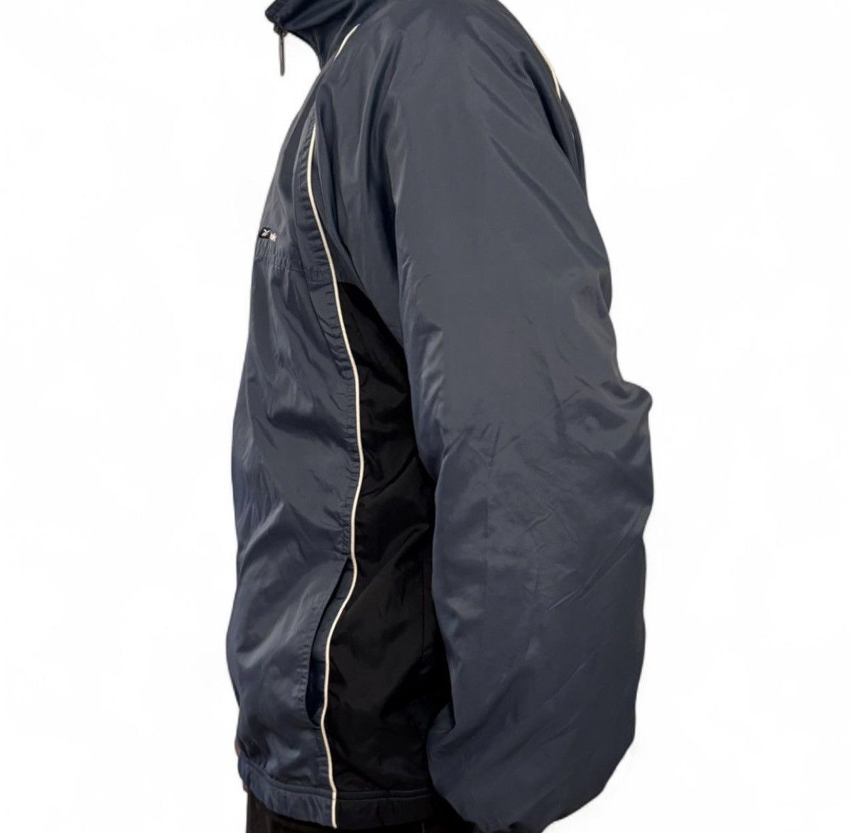 Reebok REEBOK Men Blue Nylon Full Zip Lined Windbreaker Jacket Size US S / EU 44-46 / 1 - 5 Thumbnail