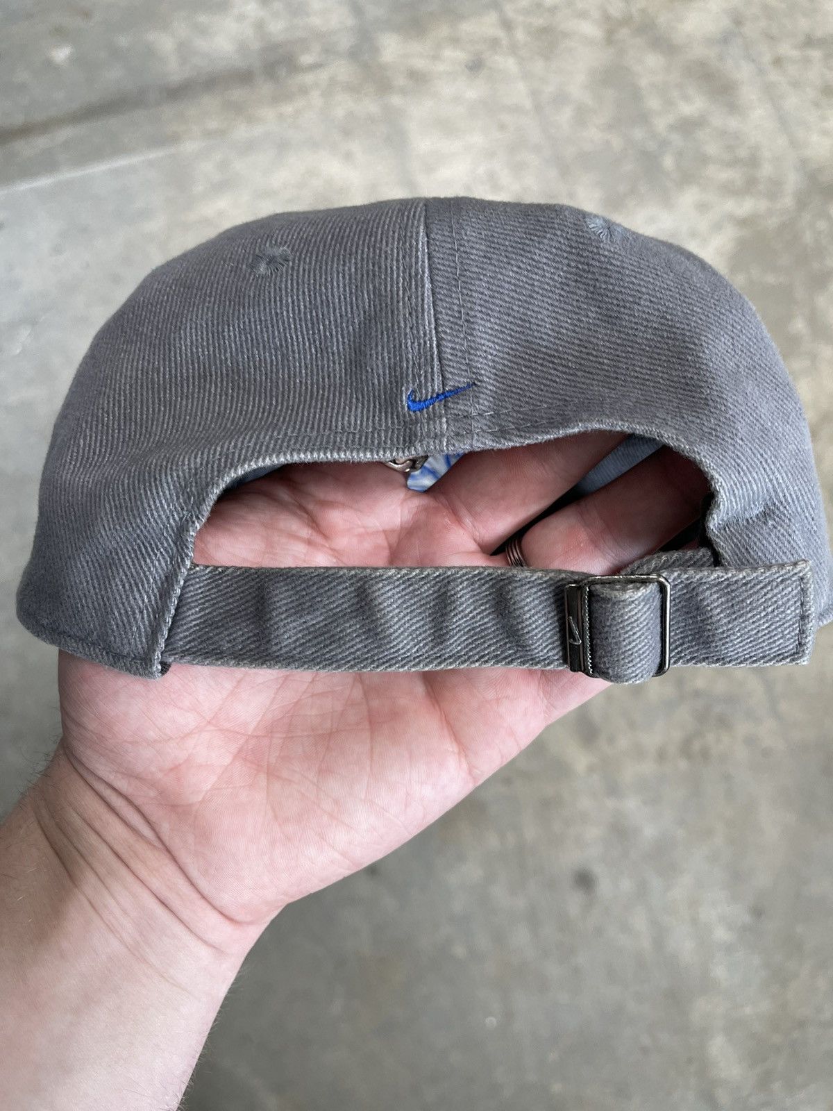 Vintage Vintage 90s Nike Embroidered Spellout Strapback Hat Size ONE SIZE - 2 Thumbnail