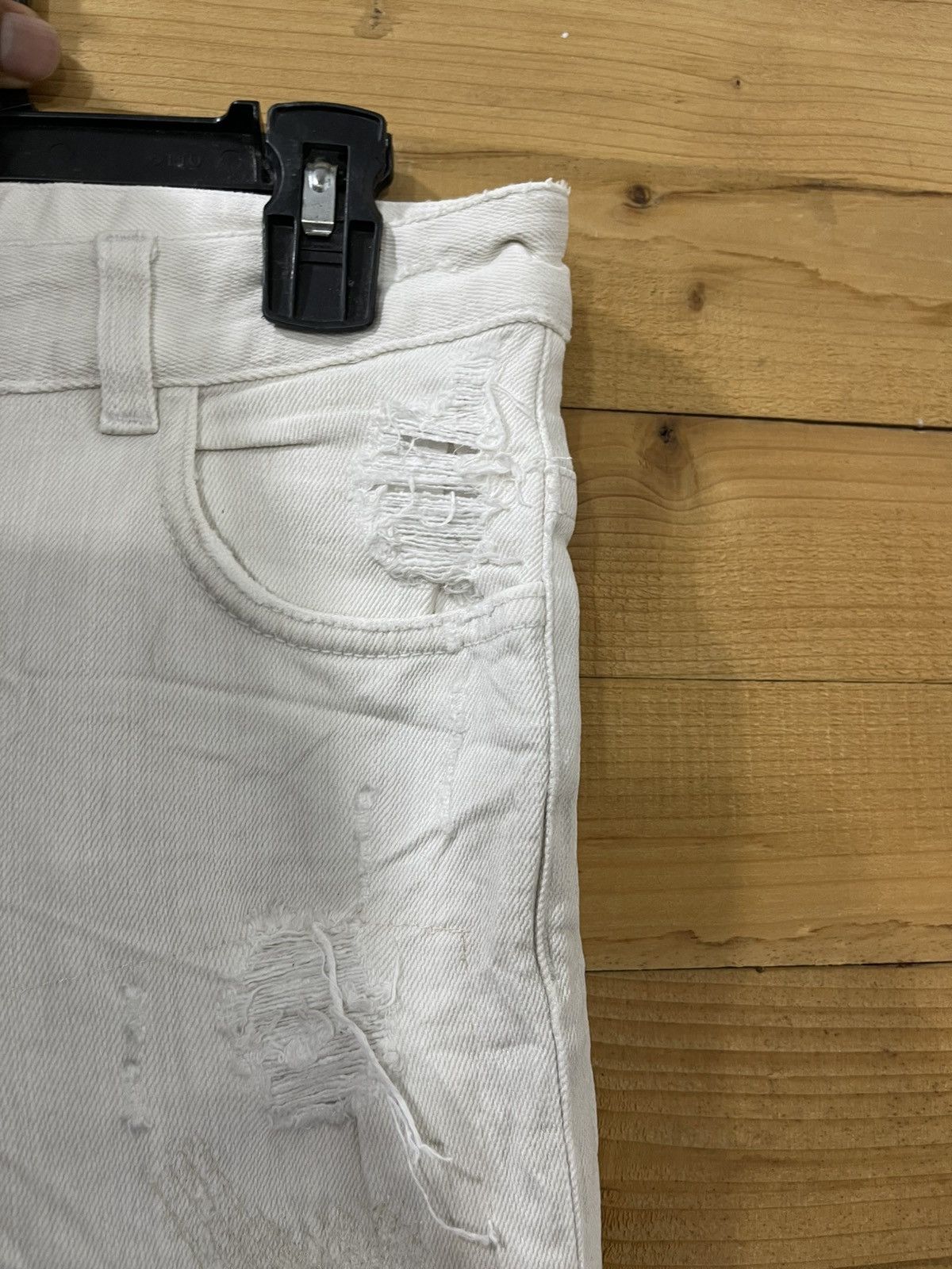 Givenchy Vintage givenchy design distressed skinny jeans Size 27" / US 4 / IT 40 - 6 Thumbnail