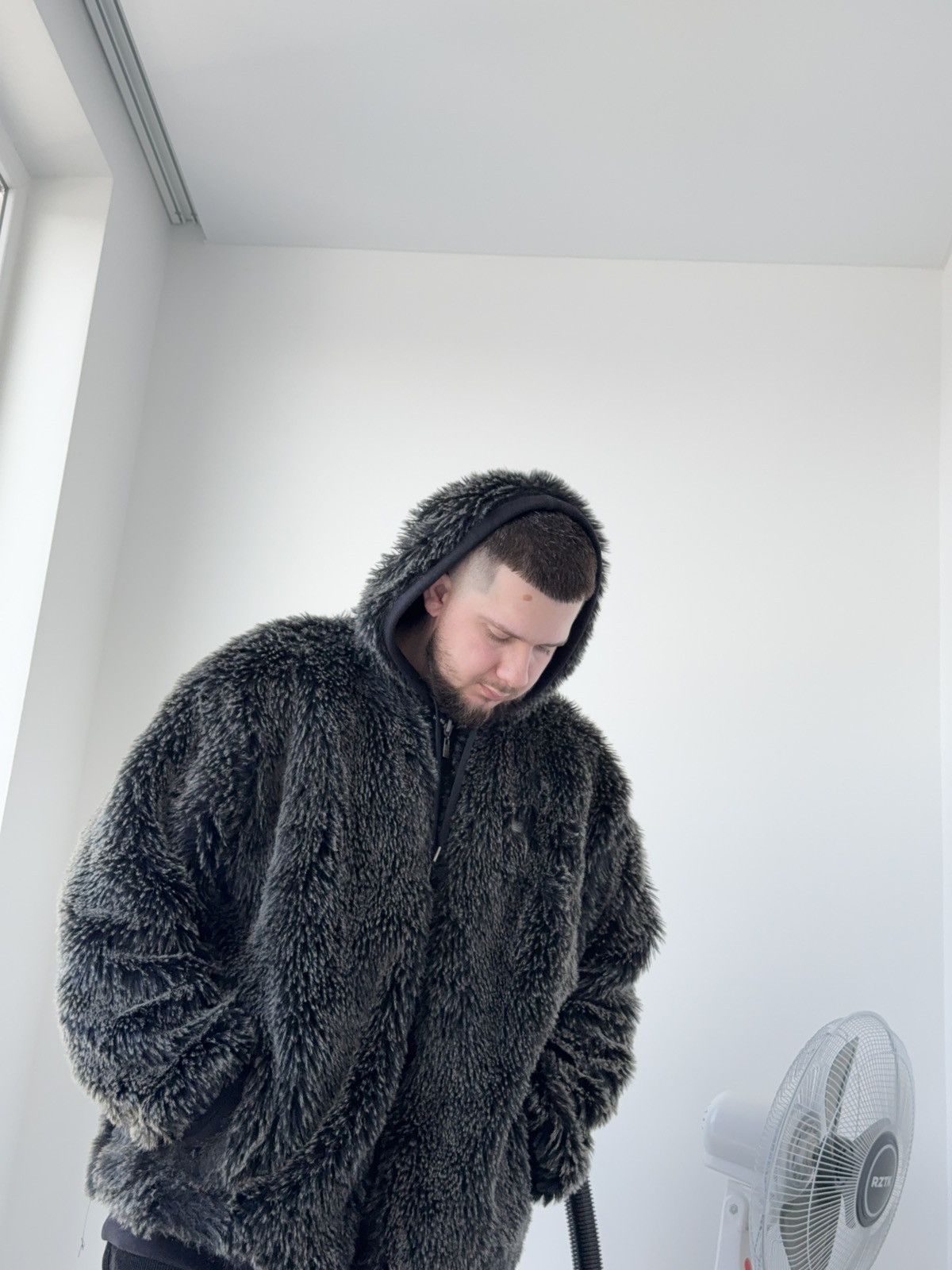 Vintage Rare Karl Kani Reversible Y2K Vintage Fur Zip Hoodie Jacket Size US XL / EU 56 / 4 - 2 Thumbnail