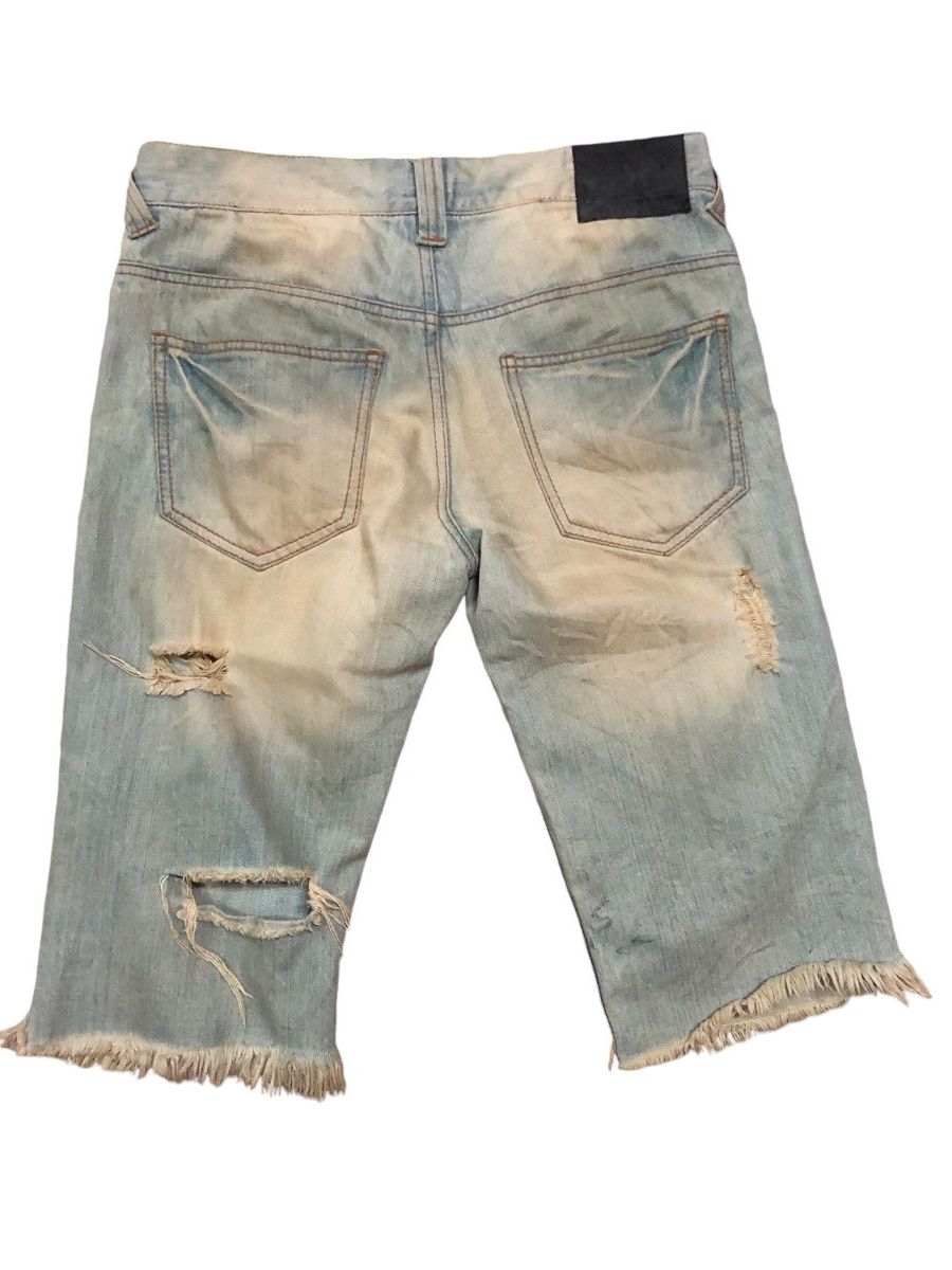 If Six Was Nine × Japanese Brand × Le Grande Bleu (L.G.B.) G-land edge Rusty Mud Mad lgb Style Distressed Denim Pants Size US 32 / EU 48 - 2 Thumbnail