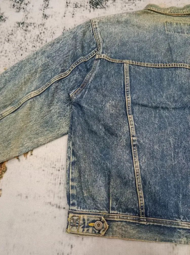 Japanese Brand Vintage OH! FLASH Faded Distressed Oeiflasi Denim Jacket Size US S / EU 44-46 / 1 - 16 Thumbnail