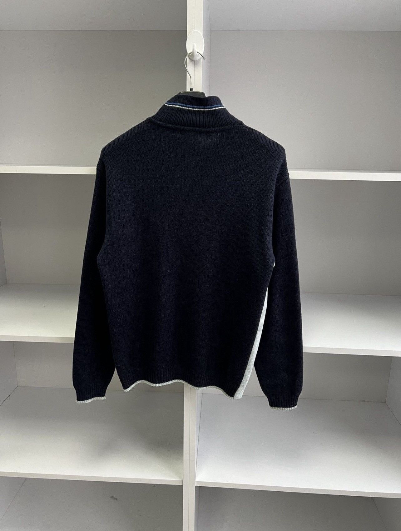 Versace Vintage Versace Sport 1/3 zip knit sweater Size US M / EU 48-50 / 2 - 7 Thumbnail