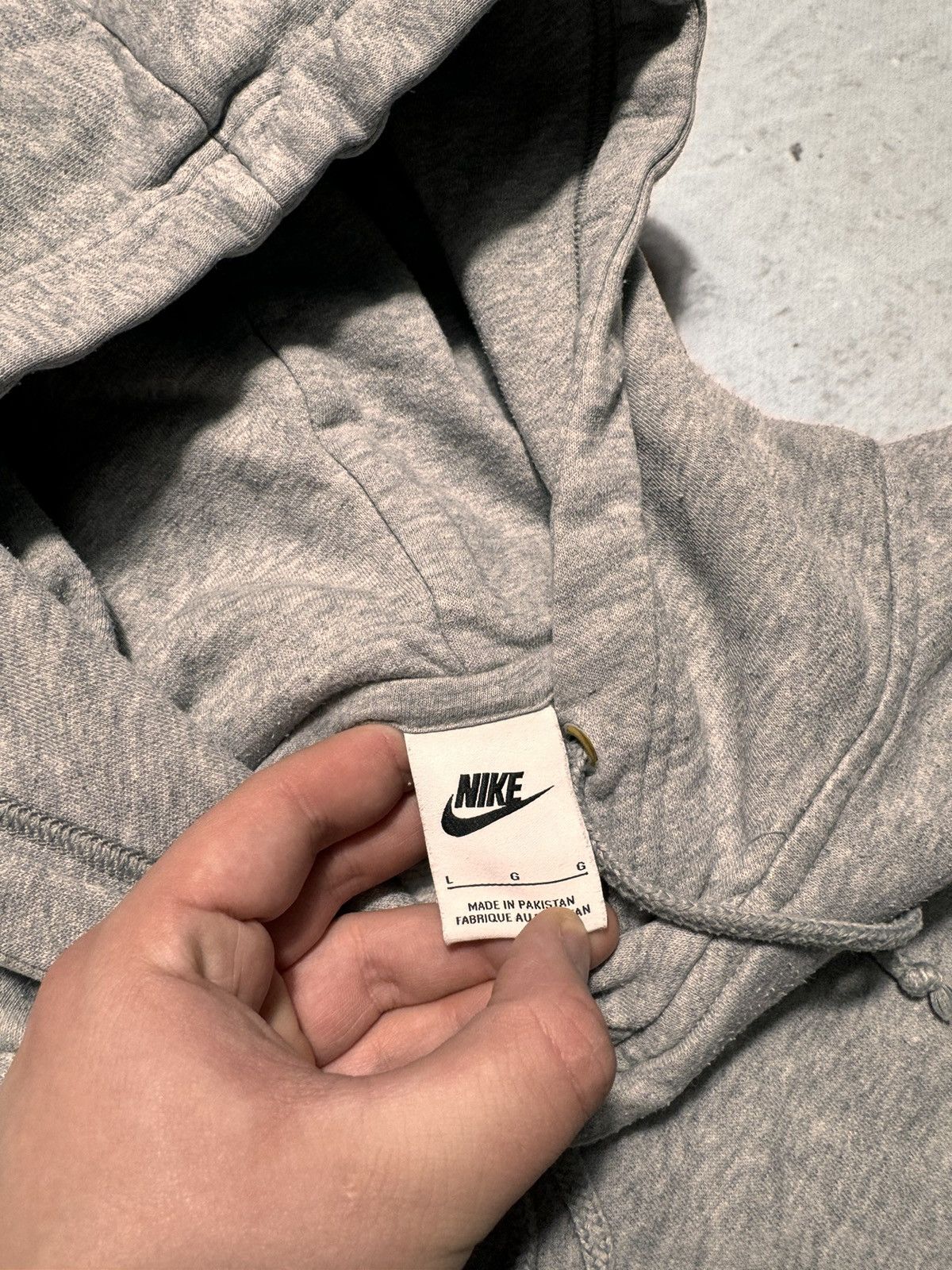 Nike × Vintage NIKE VINTAGE CENTER LOGO OVERSIZE BOXY HOODIE Size US L / EU 52-54 / 3 - 5 Thumbnail
