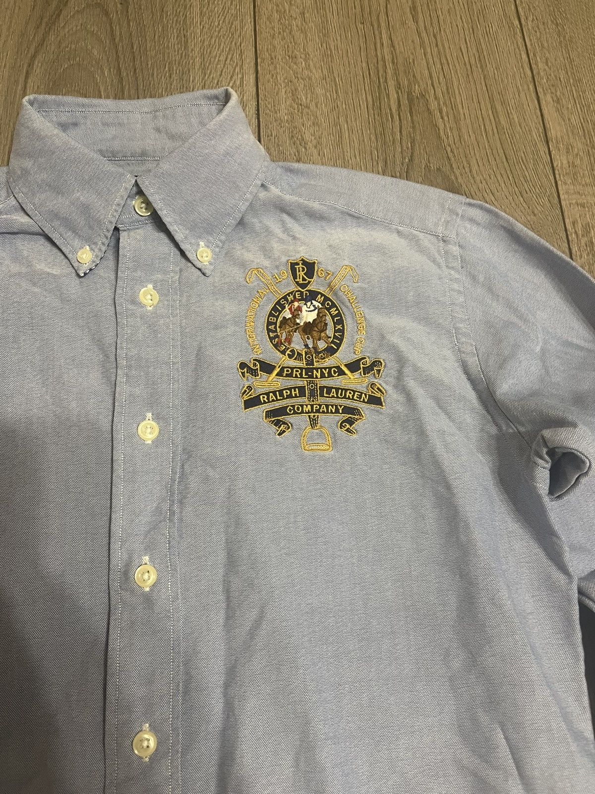 Polo Ralph Lauren × Ralph Lauren × Vintage Ralph Lauren Women’s 90s Shirt Vintage Big Logo Size XS / US 0-2 / IT 36-38 - 2 Thumbnail
