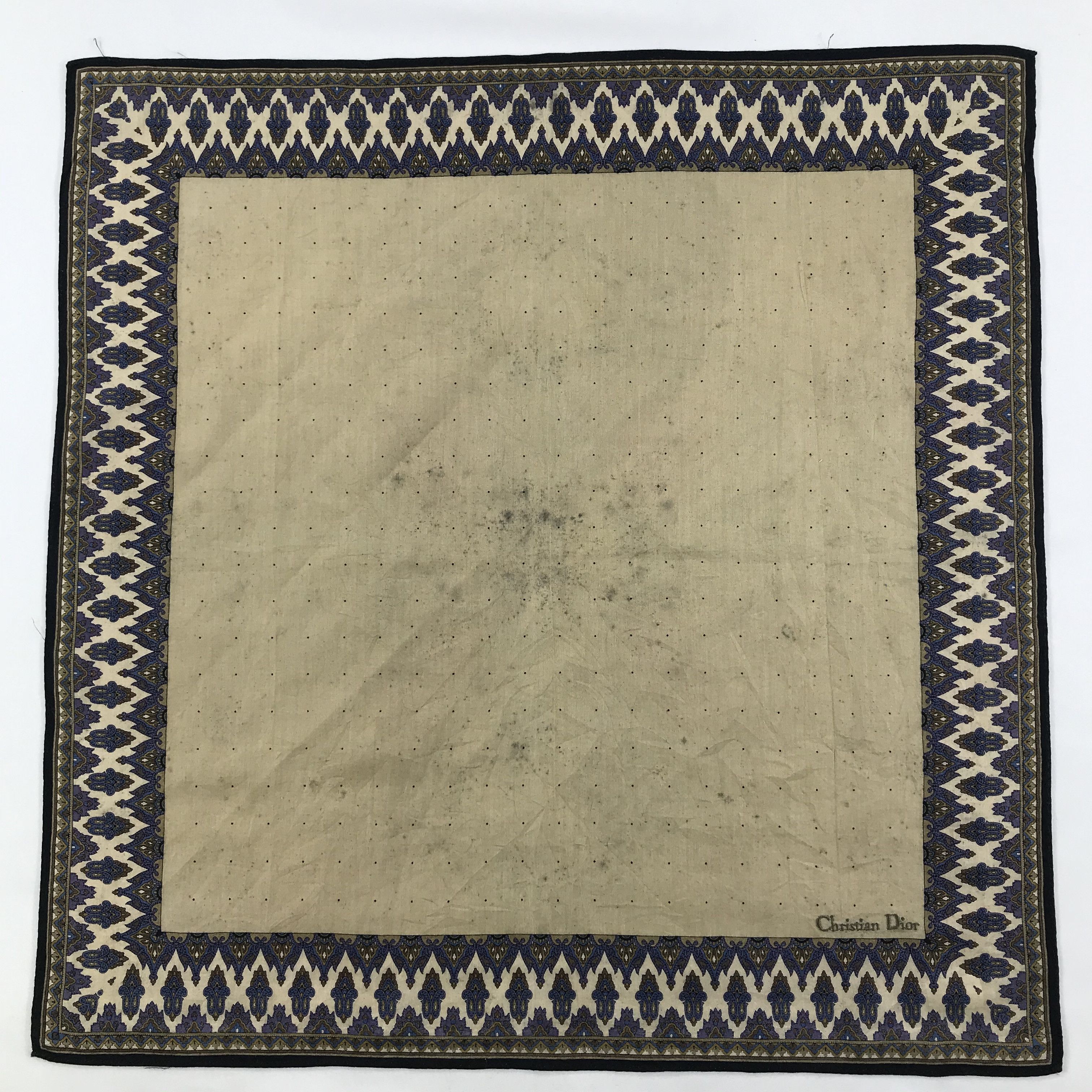 Vintage Christian Dior Neckerchief / Bandana / Handkerchief Size ONE SIZE - 3 Thumbnail