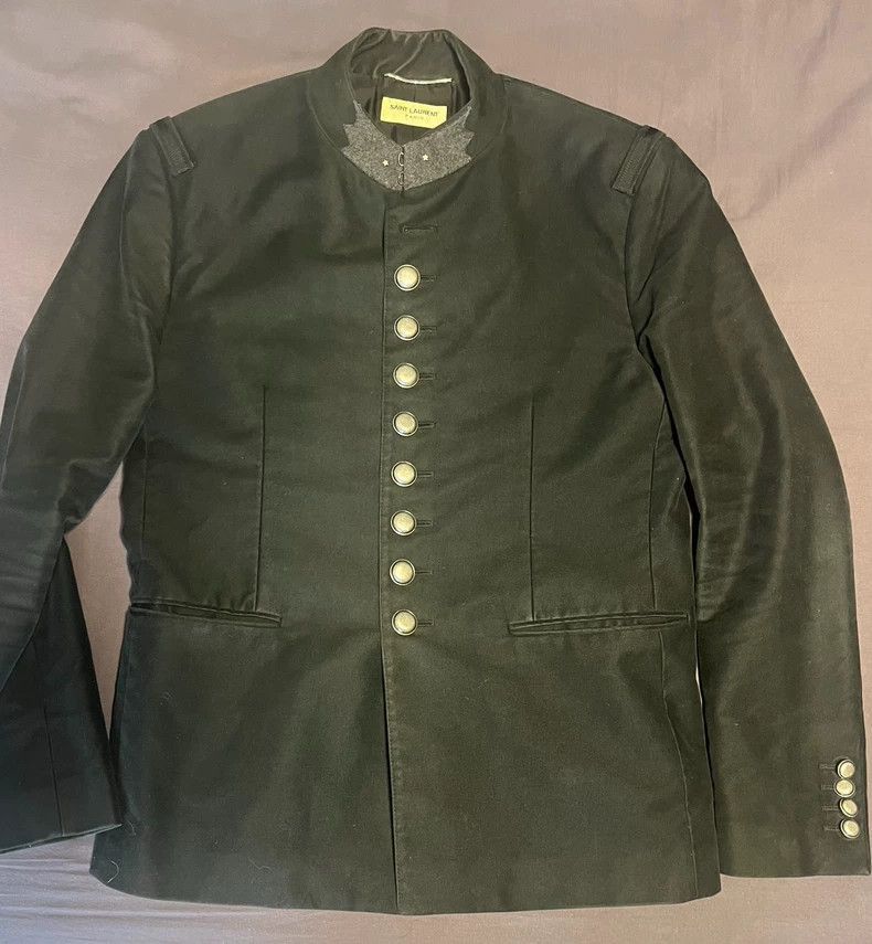 Saint Laurent Paris saint laurent military style jacket Size US M / EU 48-50 / 2 - 1 Thumbnail