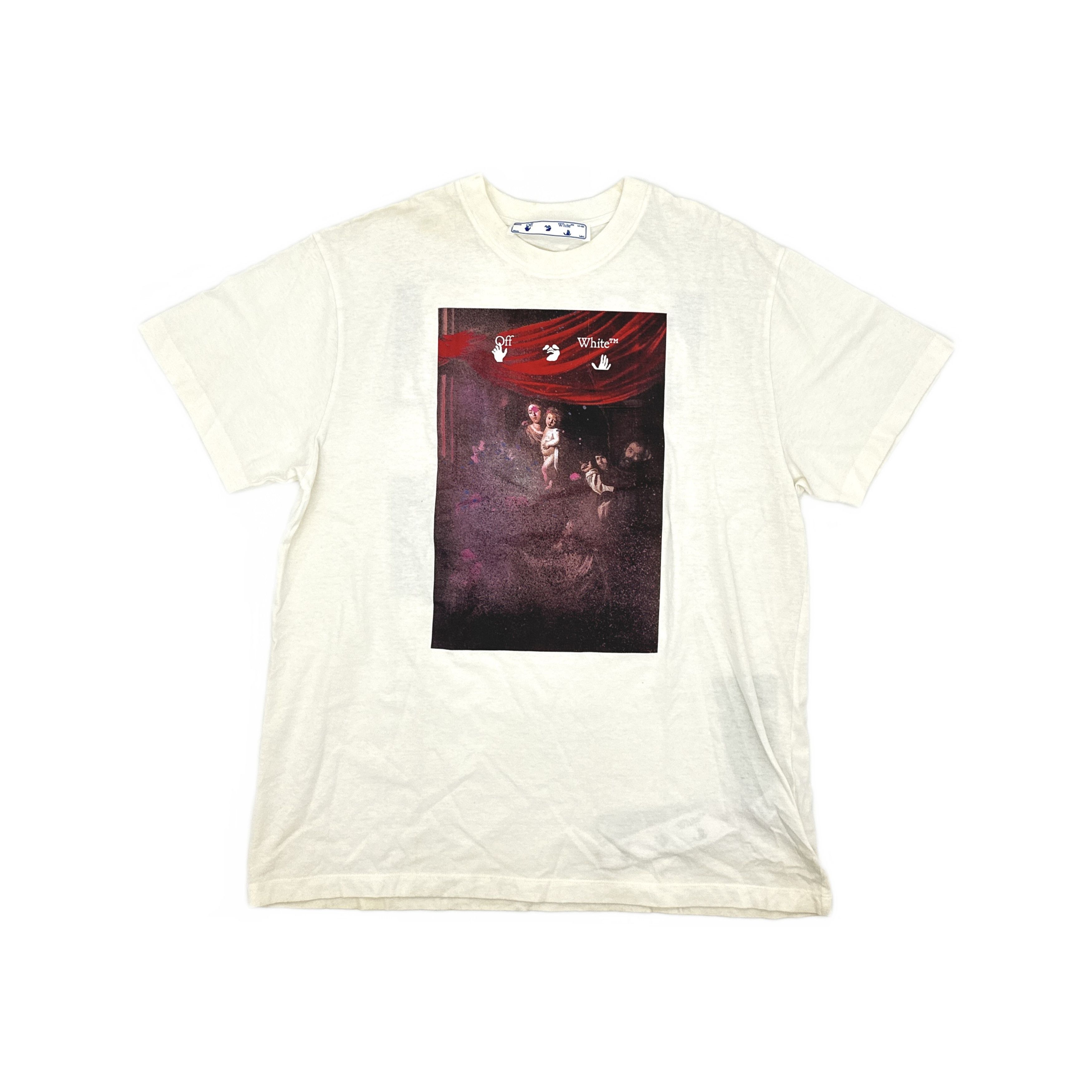 Off-White Off-White Caravaggio Graphic T-Shirt Size XS Size US XS / EU 42 / 0 - 1 Thumbnail