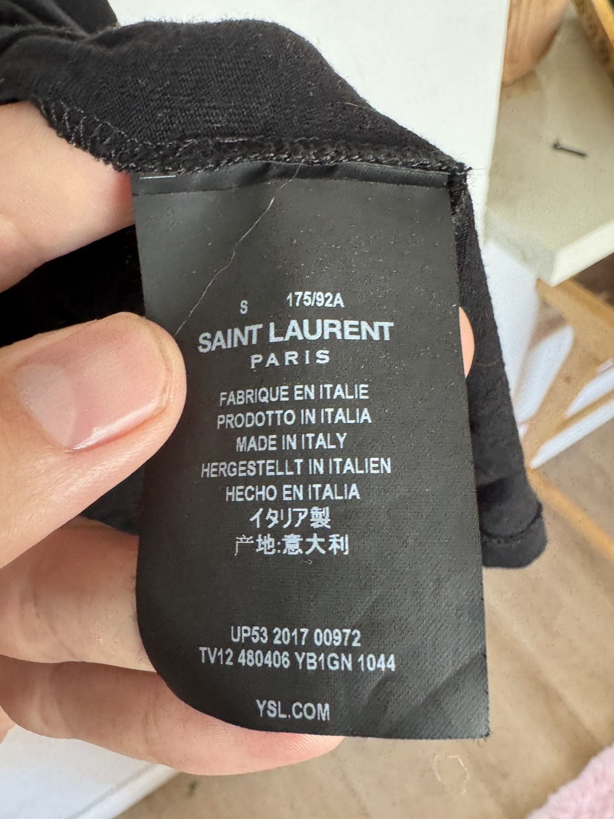 Saint Laurent Paris Oversized Metallic Logo T Size US S / EU 44-46 / 1 - 4 Thumbnail