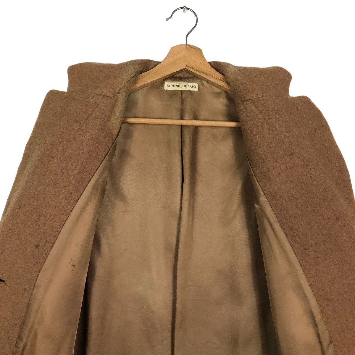 Issey Miyake 🔥Rich Brown - Long Fly Coats Double Breast Wool Avant Garde Size US M / EU 48-50 / 2 - 10 Thumbnail