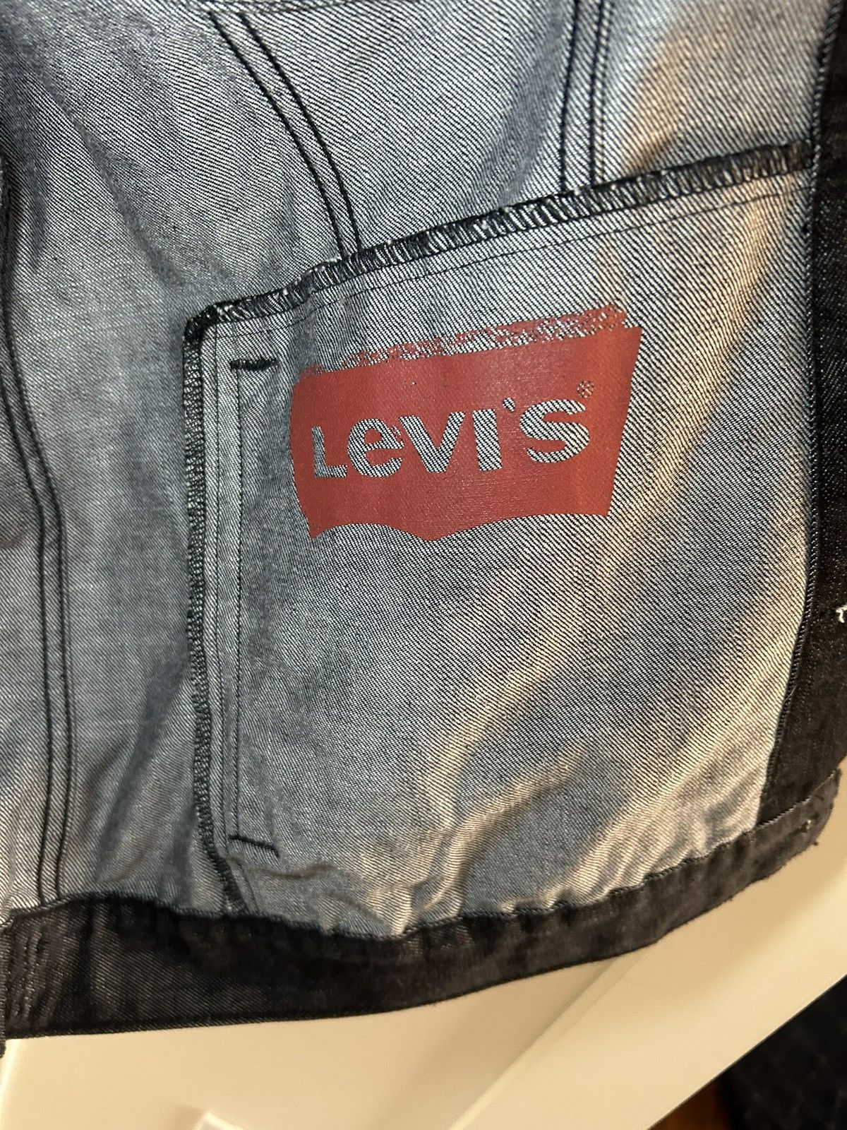 Levi's Vintage Levis dark grey / black denim jacket Size US XXL / EU 58 / 5 - 10 Thumbnail
