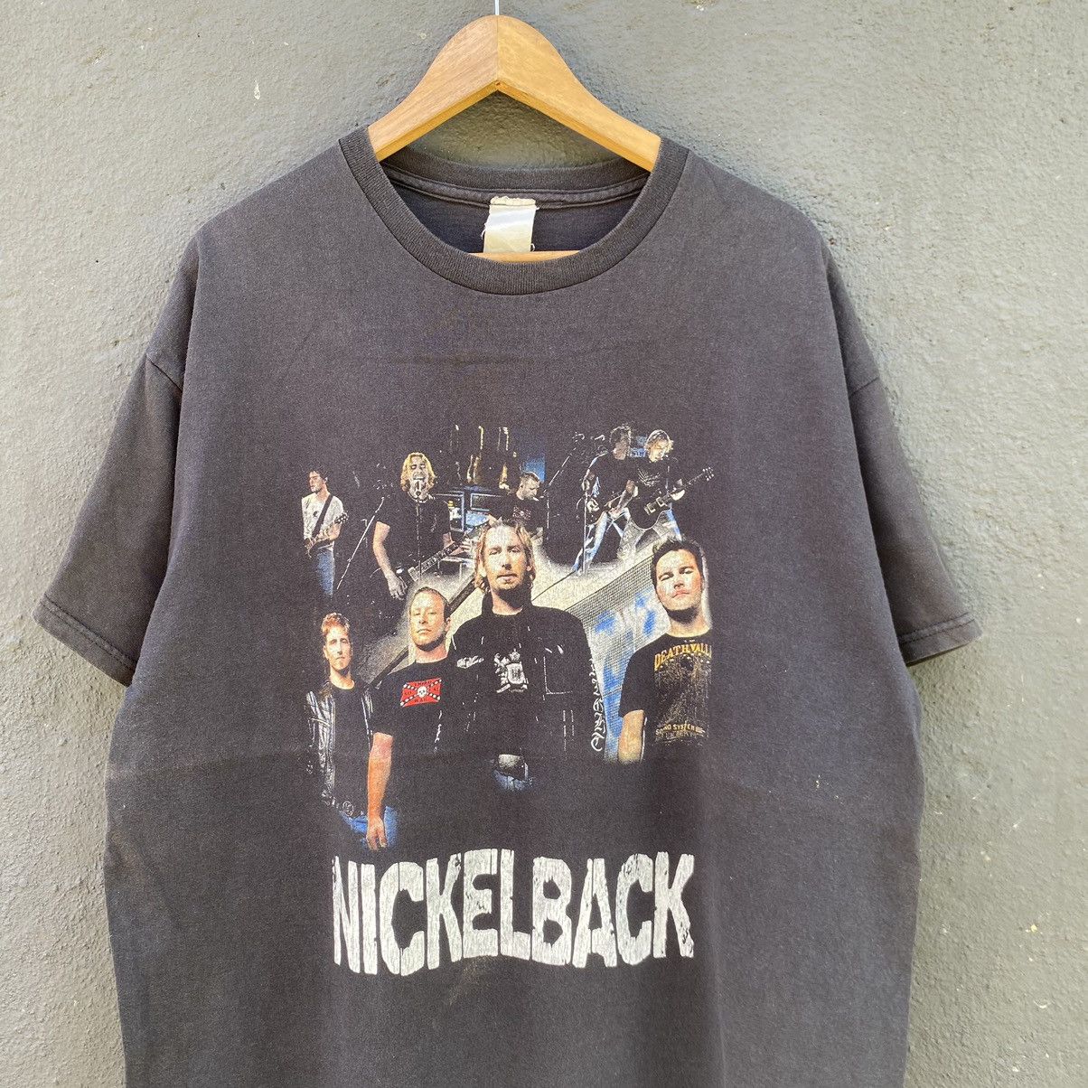 Band Tees Thrashed Faded Vintage Y2K Nickelback Rock Band ERD GRUNGE T Size US XL / EU 56 / 4 - 2 Thumbnail