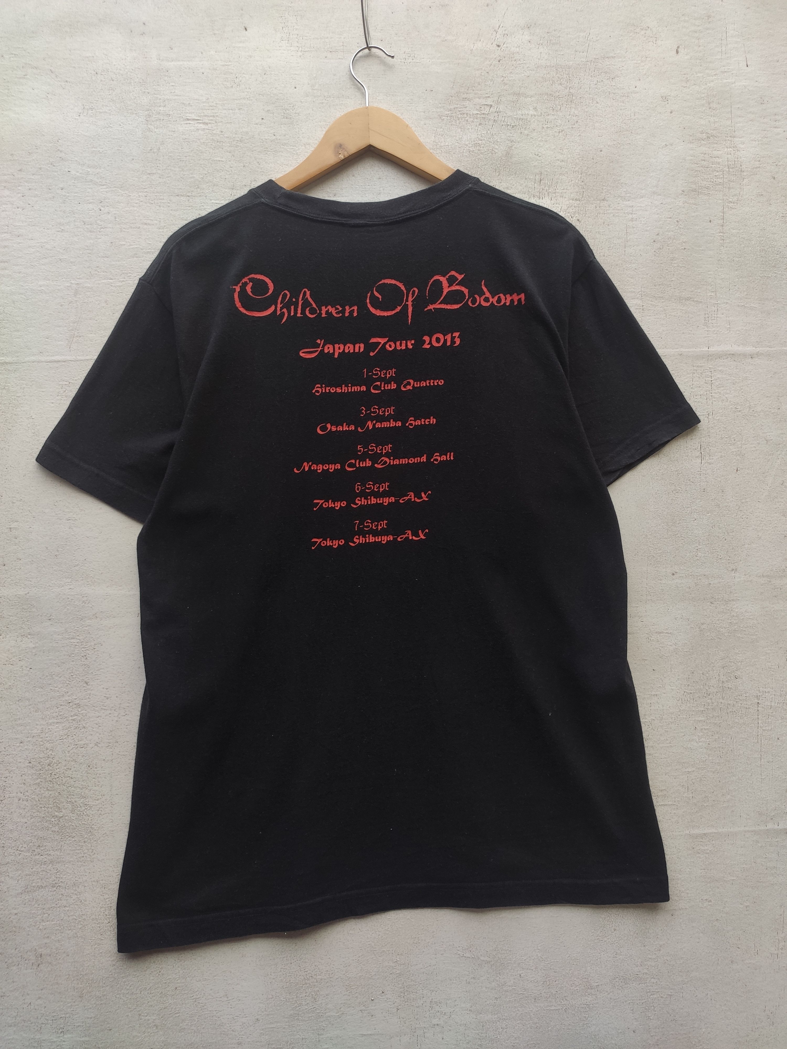 Band Tees 🔥 Children of Bodom t shirt Japan tour Size US L / EU 52-54 / 3 - 5 Thumbnail