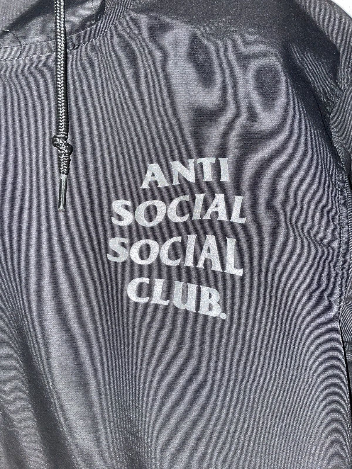 Anti Social Social Club ASSC ‘The Ghost of You and Me’ Anorak 3M Black Size US L / EU 52-54 / 3 - 2 Thumbnail