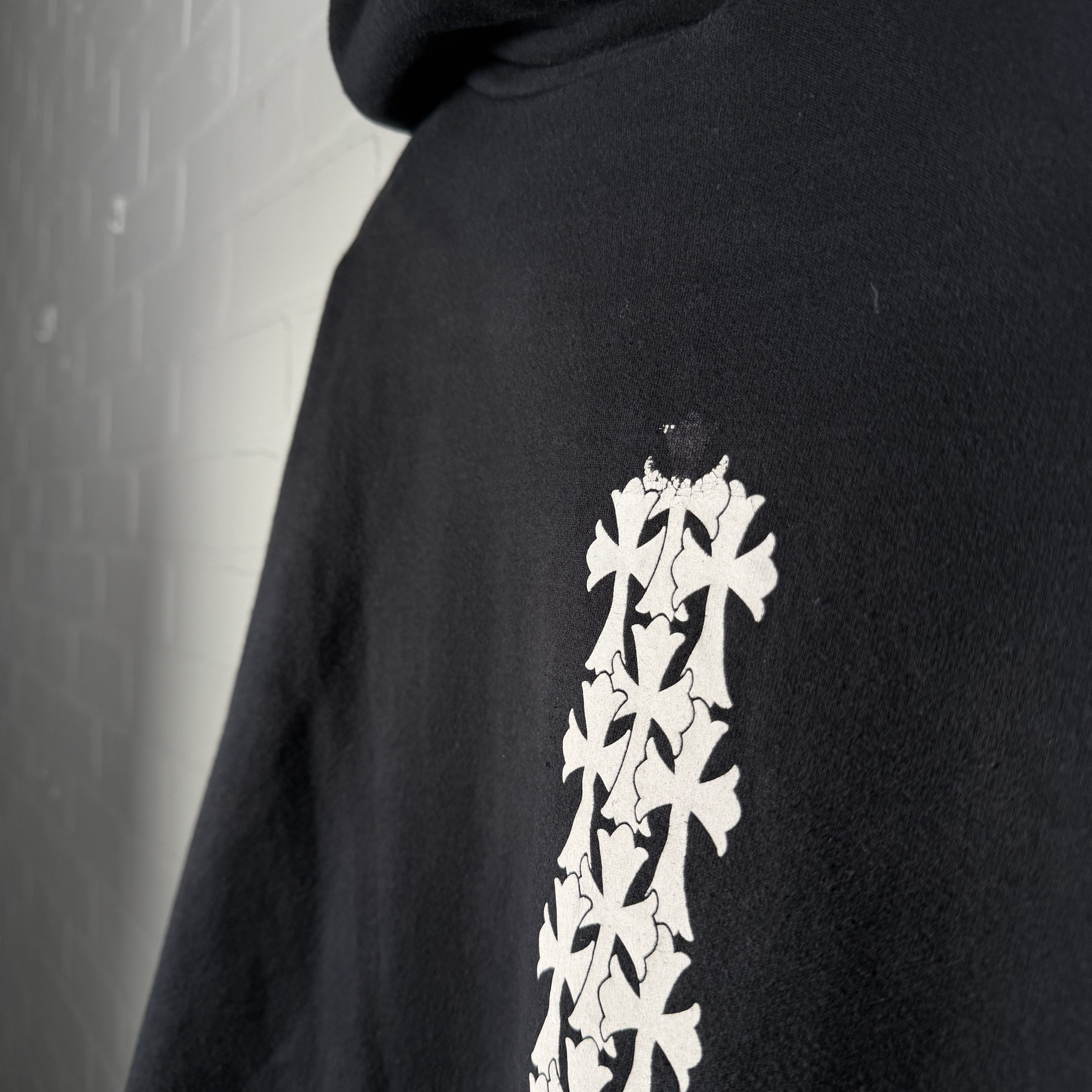 Chrome Hearts Chrome Hearts Tire Track Cemetery Cross Spine Hoodie Size US XL / EU 56 / 4 - 9 Thumbnail