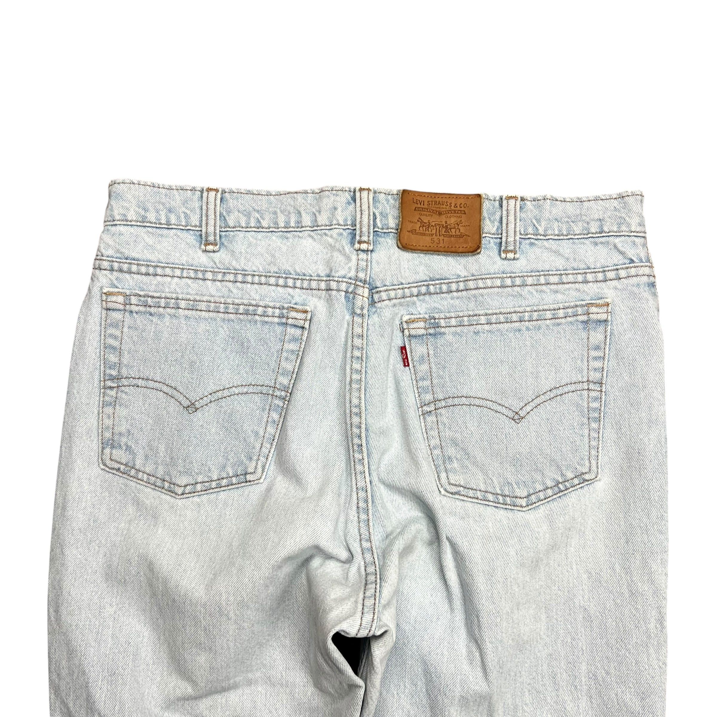 Levi's Vintage Clothing Levi's 531 Light Wash Jeans - 32" Size US 32 / EU 48 - 5 Thumbnail