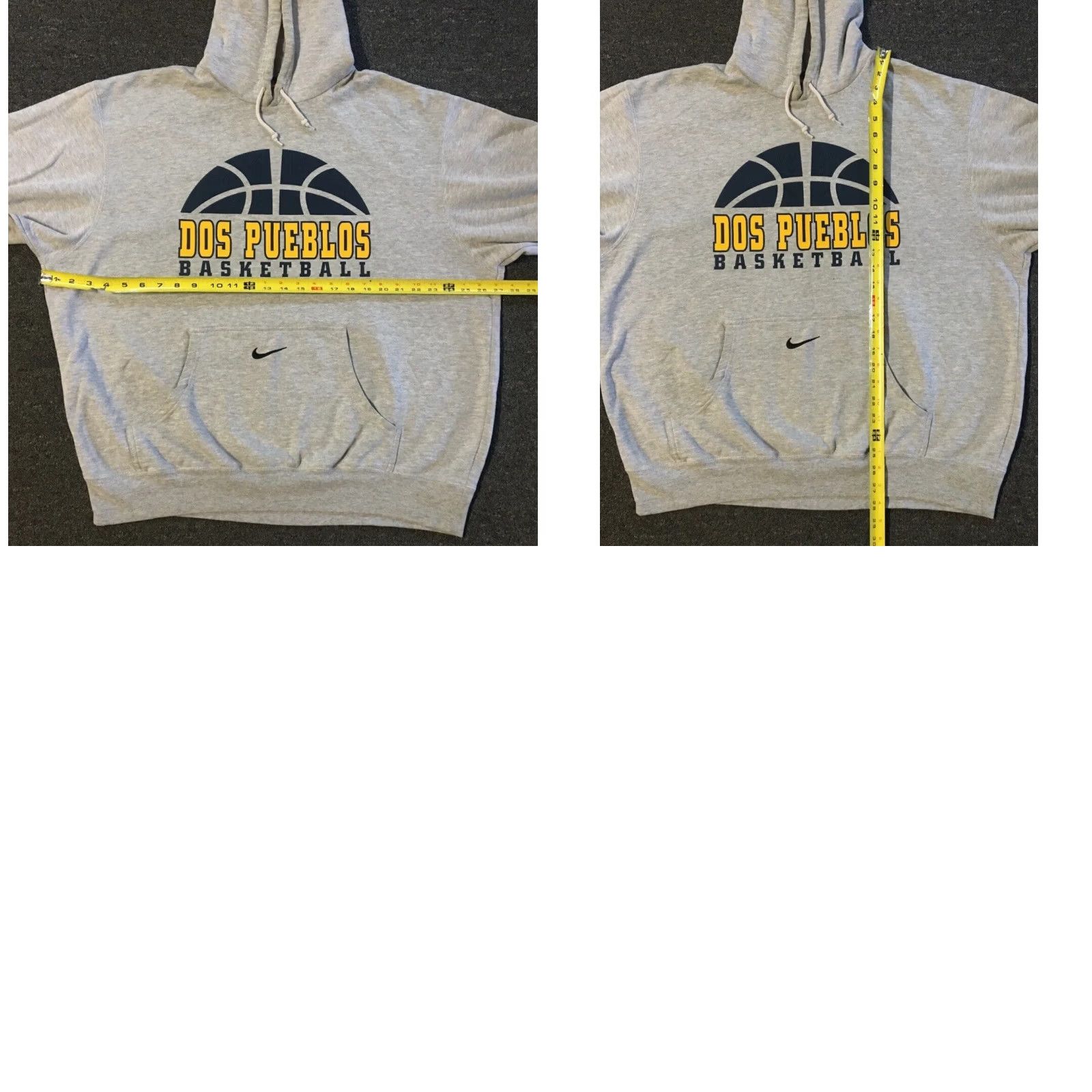 Travis Scott Vtg Nike Center Swoosh Dos Pueblos Basketball Faded Hoodie L Travis Scott Grunge Size US L / EU 52-54 / 3 - 9 Thumbnail