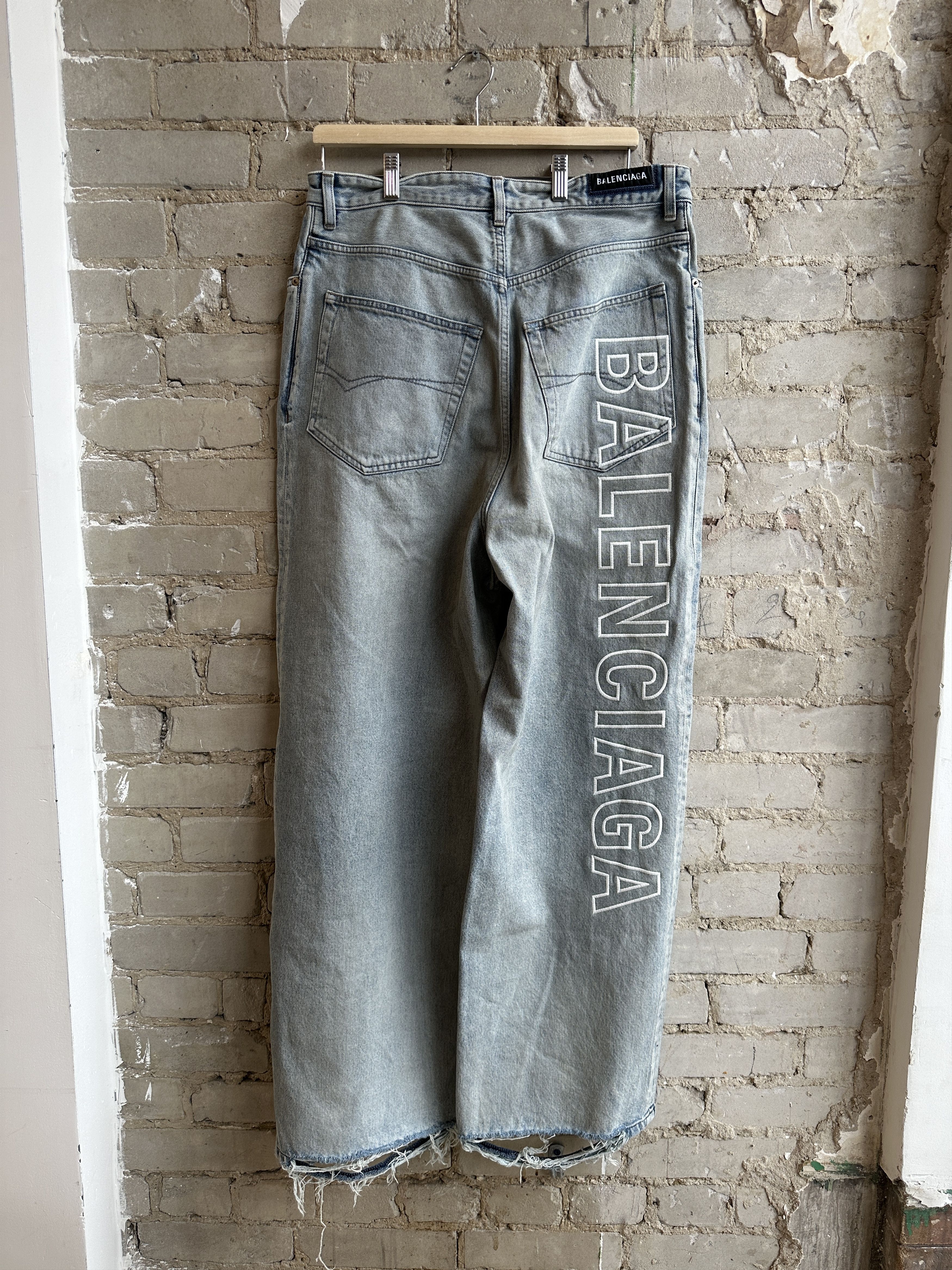 Balenciaga Brand New Balenciaga Outline Denim Size US 32 / EU 48 - 2 Thumbnail
