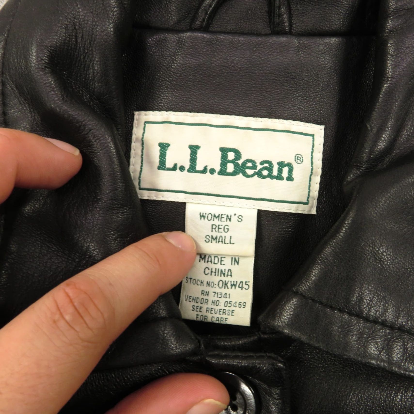 Eddie Bauer Eddie Bauer Leather Jacket Women Small Black Lama Nappa Leather Single Breasted Jacket Size S / US 4 / IT 40 - 4 Thumbnail