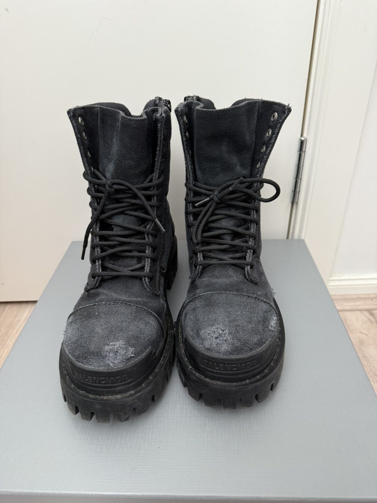 Balenciaga Balenciaga Distressed Strike Boots Size US 6.5 / EU 39-40 - 2 Thumbnail